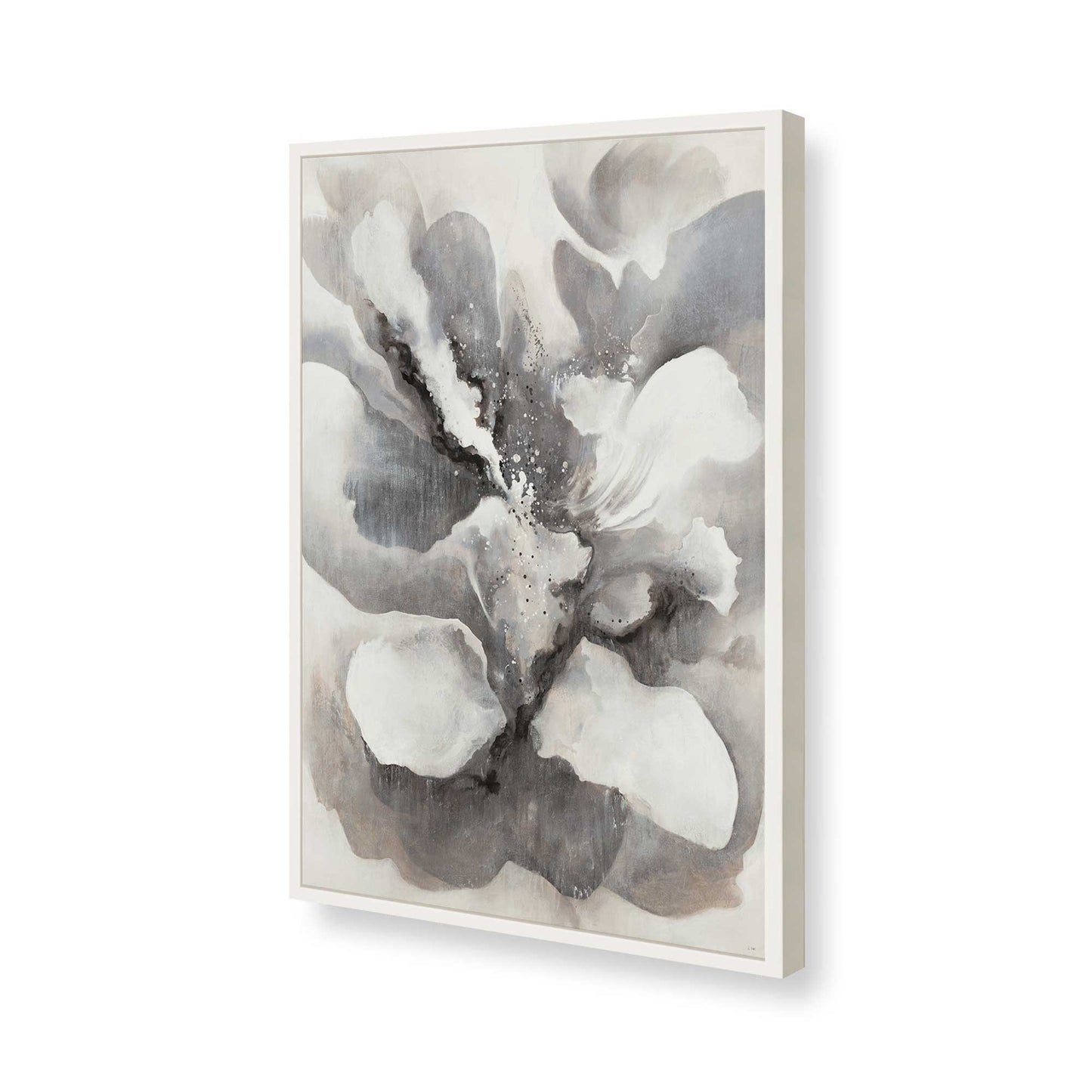 [Color:Opaque White], Picture of art in a Opaque White frame of the corner