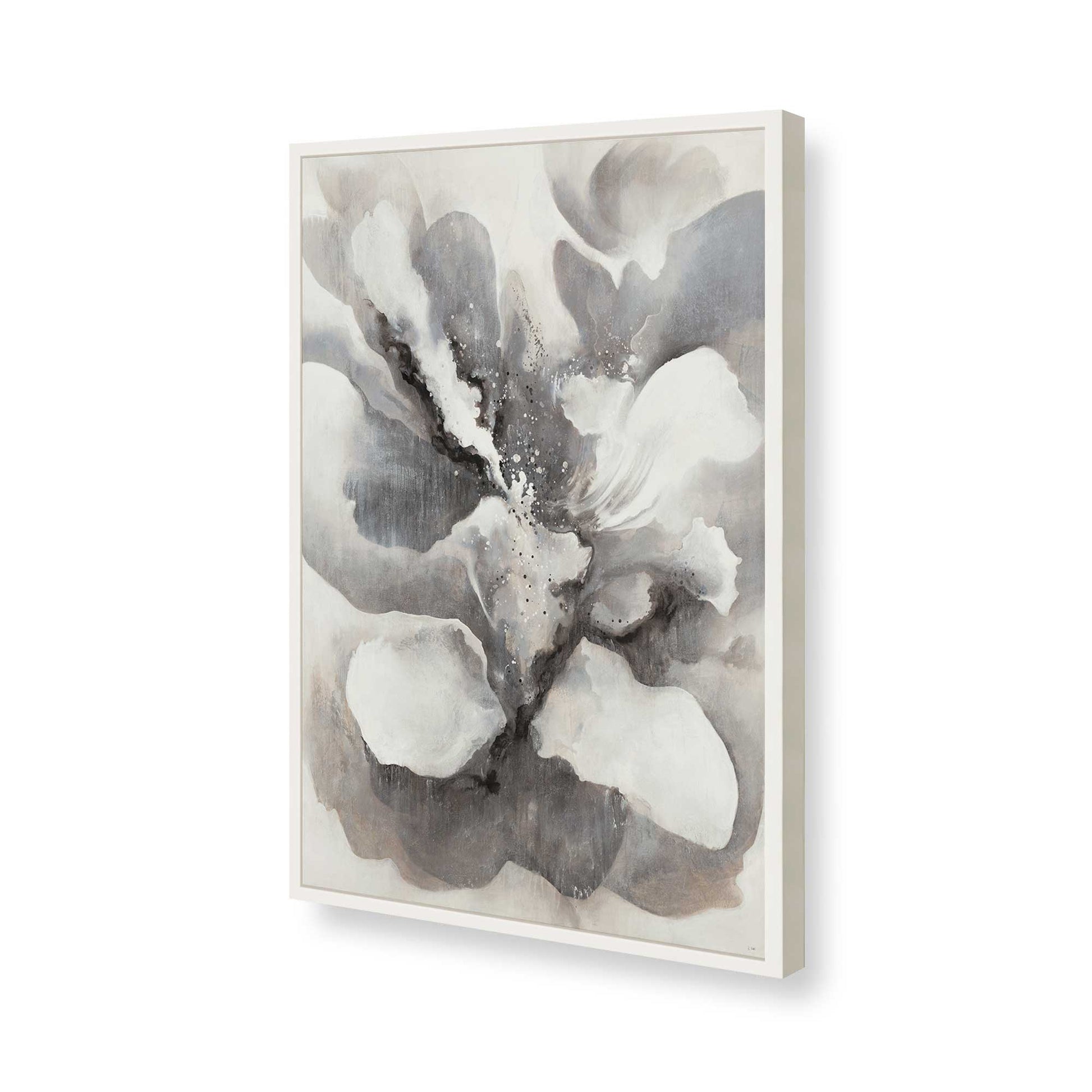 [Color:Opaque White], Picture of art in a Opaque White frame of the corner