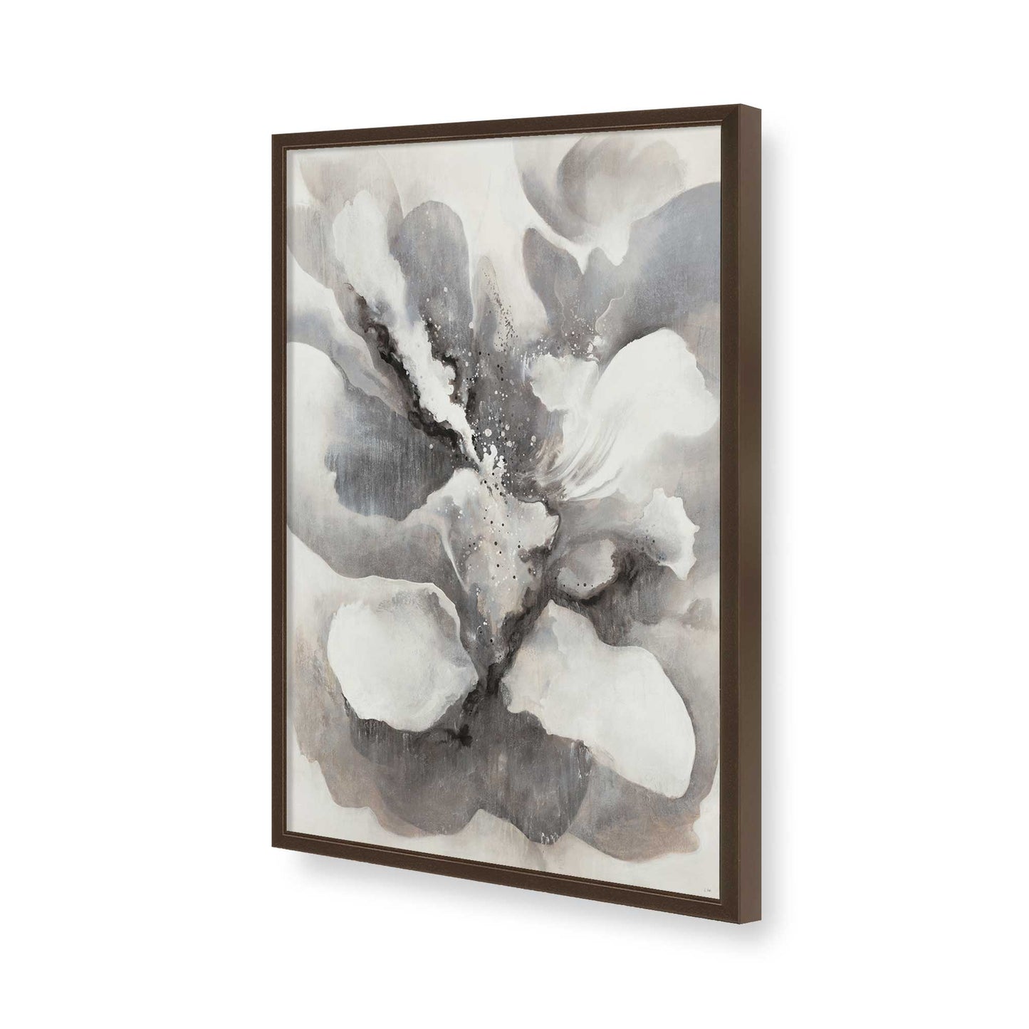 [Color:Brown], Picture of art in a Brown frame of the corner