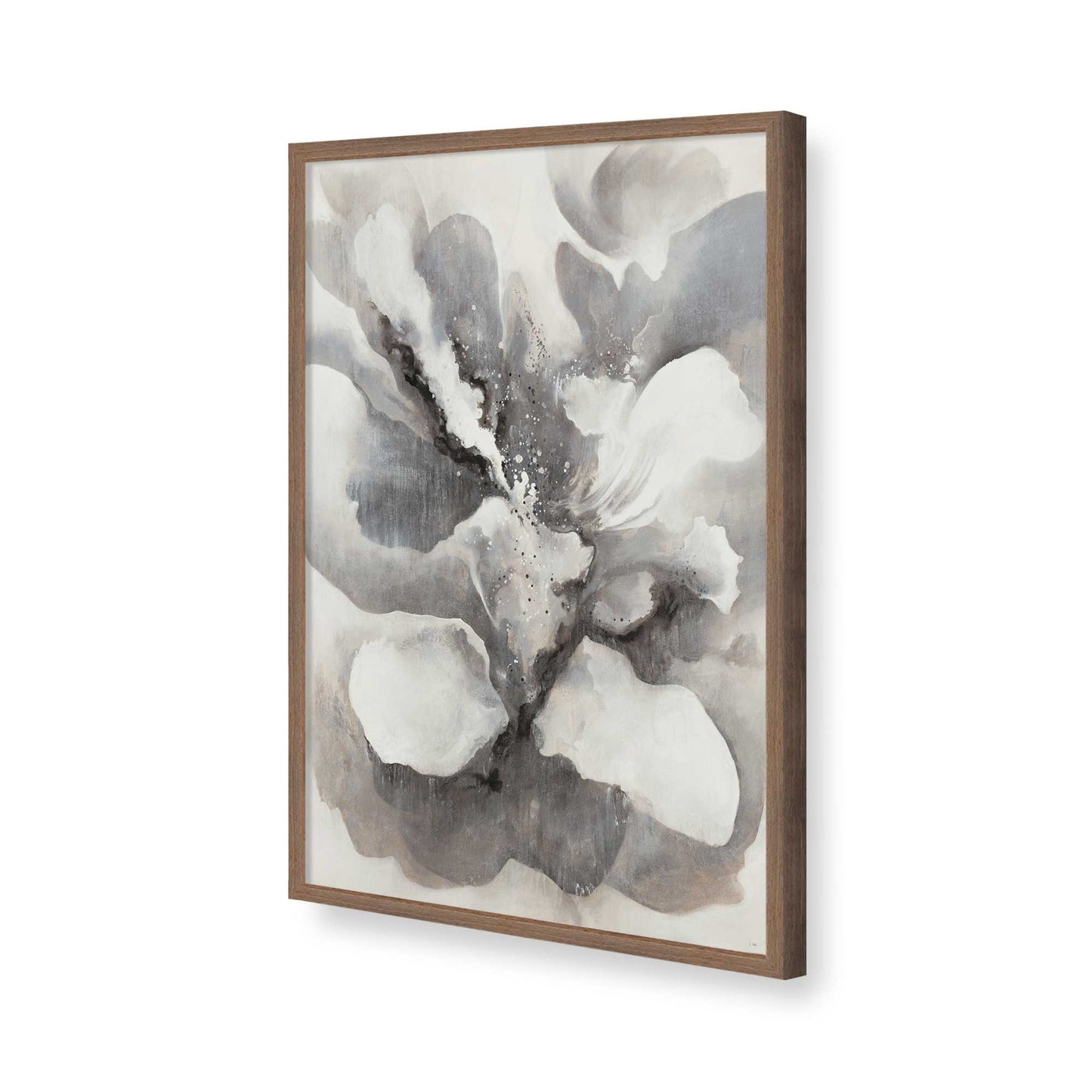 [Color:Walnut], Picture of art in a Walnut frame of the corner