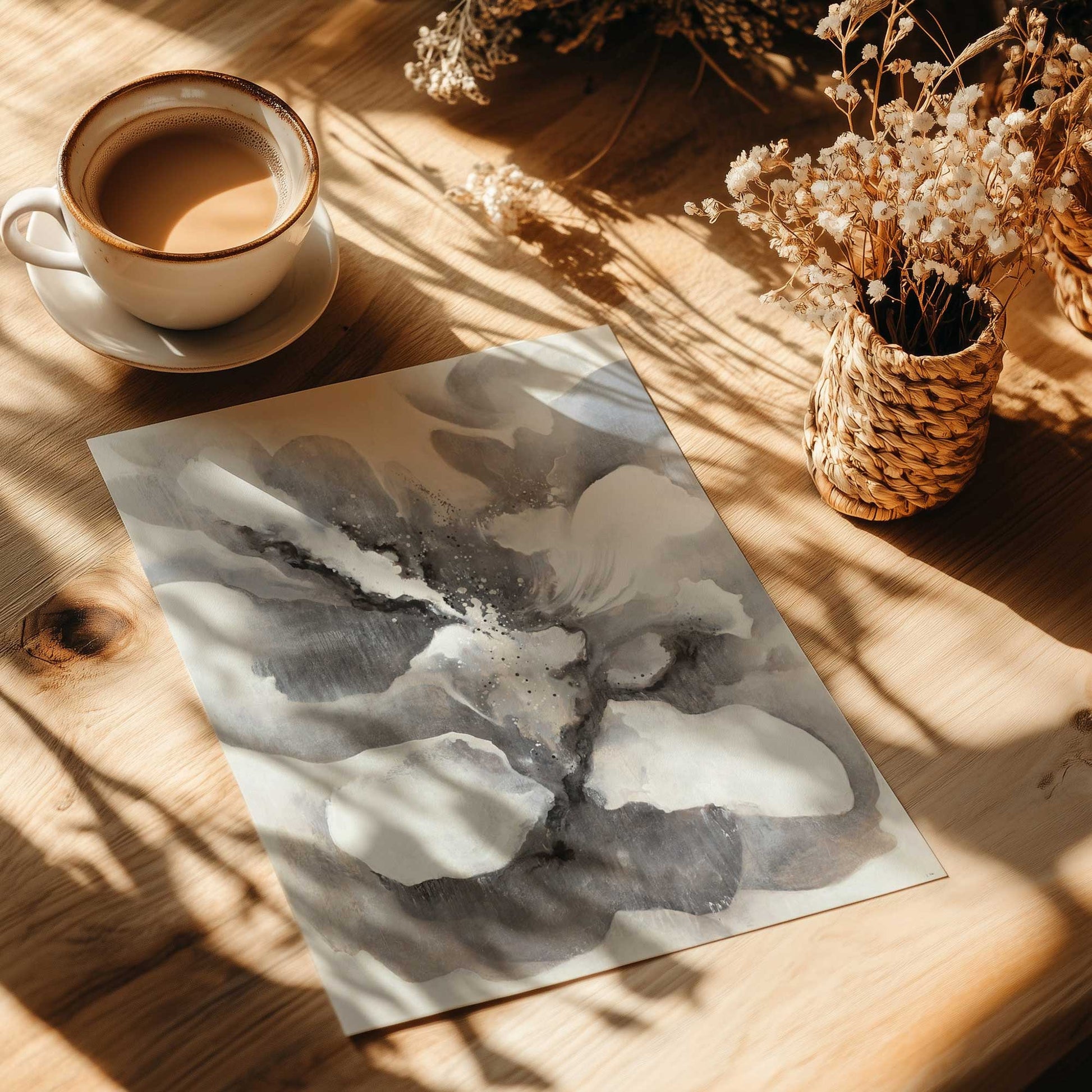 [Color:Rolled Print], Picture of close up of art