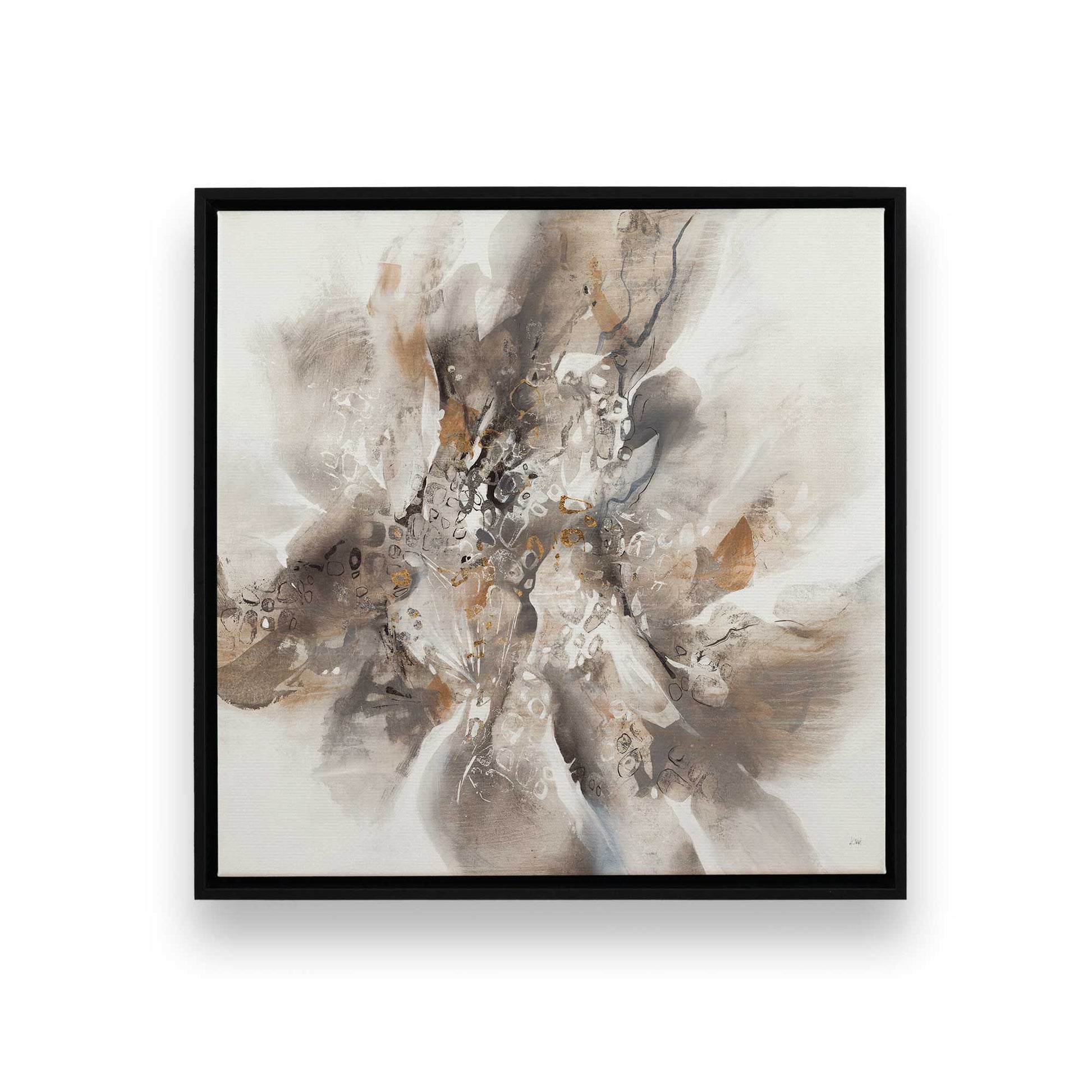 [Color:Satin Black], Picture of art in a Satin Black frame