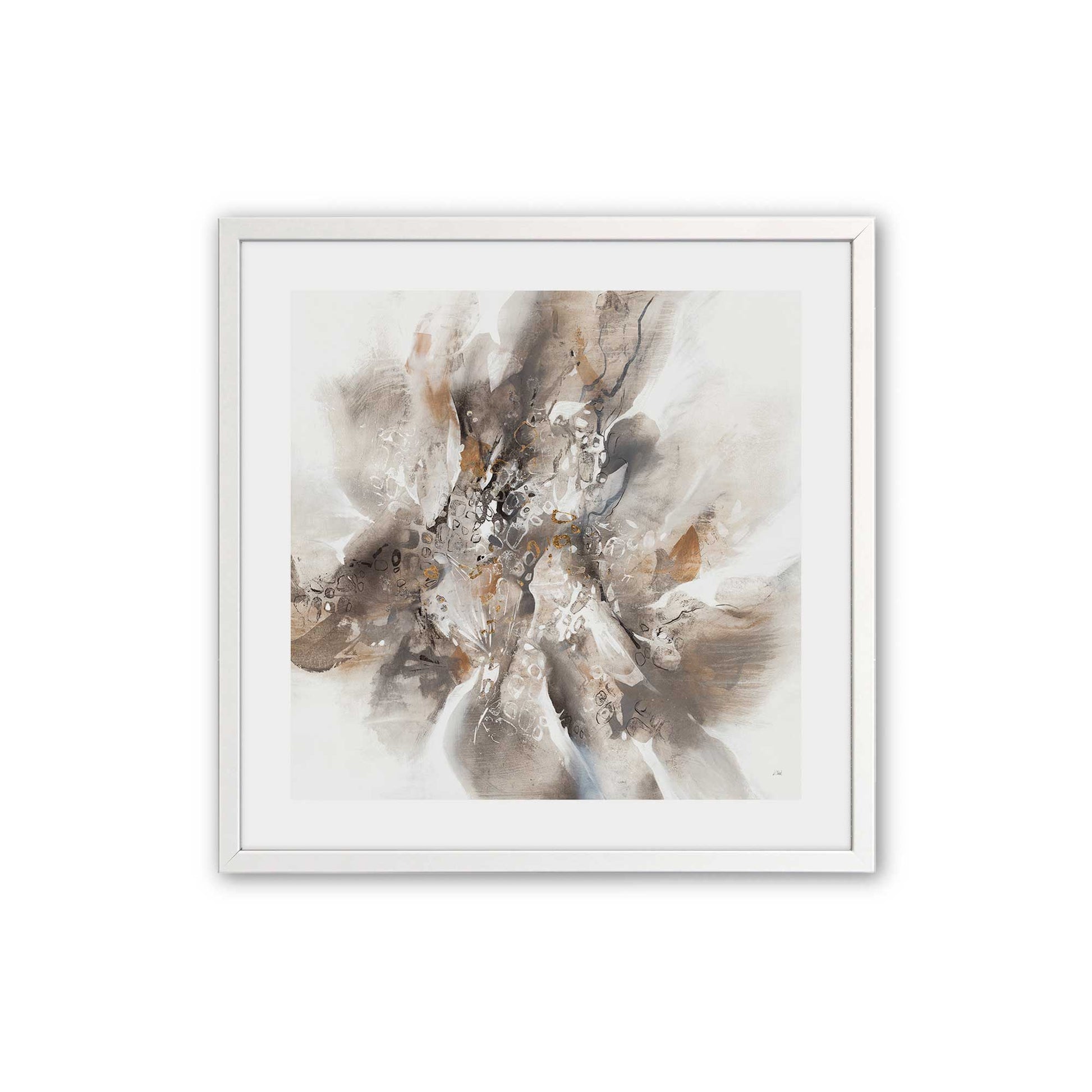 [Color:Opaque White], Picture of art in a Opaque White frame