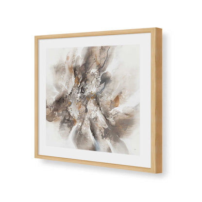 [Color:American Maple], Picture of art in a American Maple frame of the corner