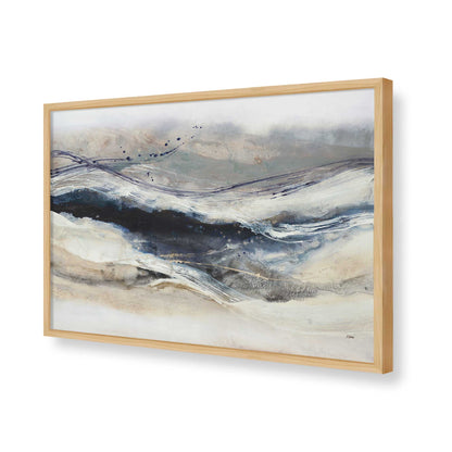 [Color:American Maple], Picture of art in a American Maple frame of the corner