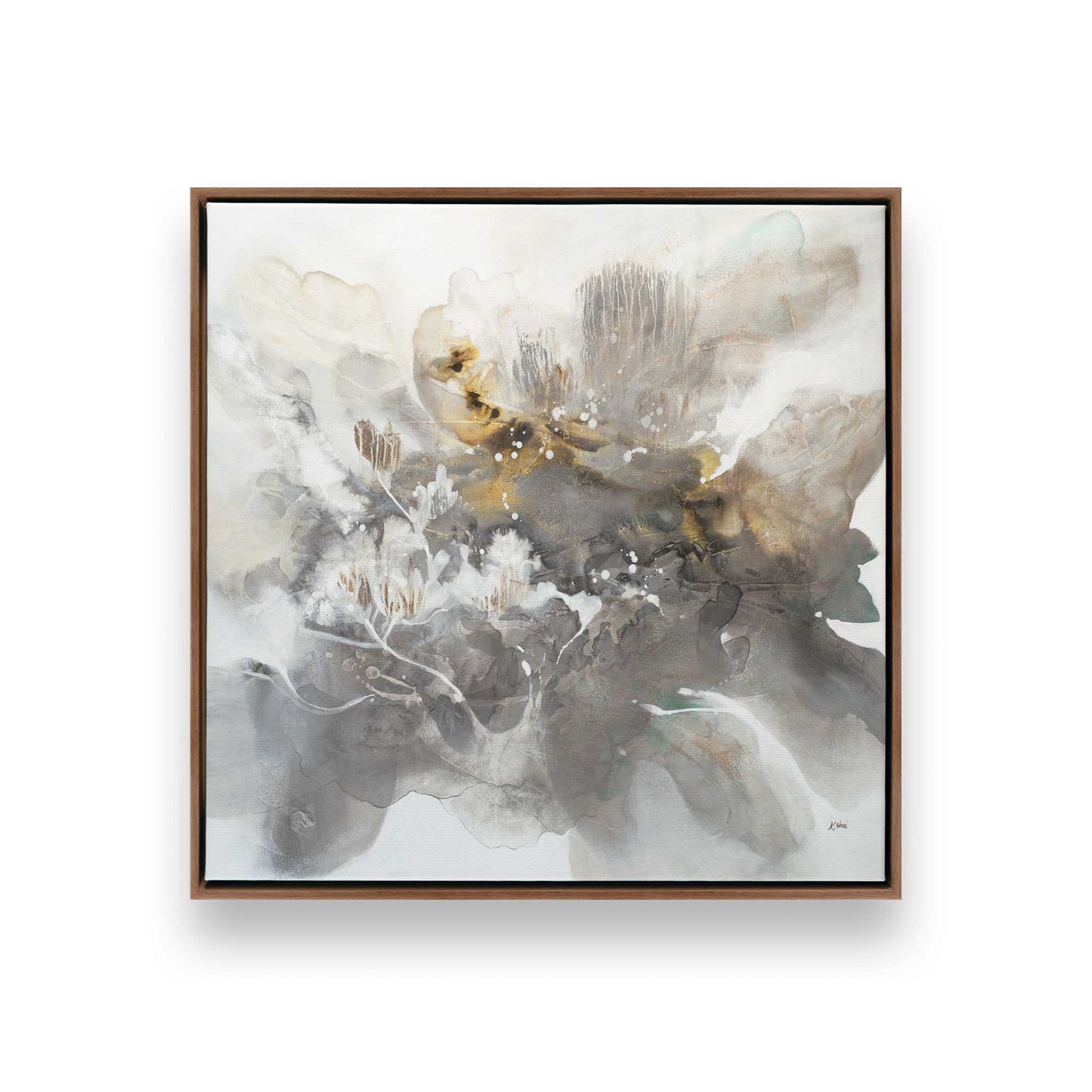 [Color:Walnut], Picture of art in a Walnut frame