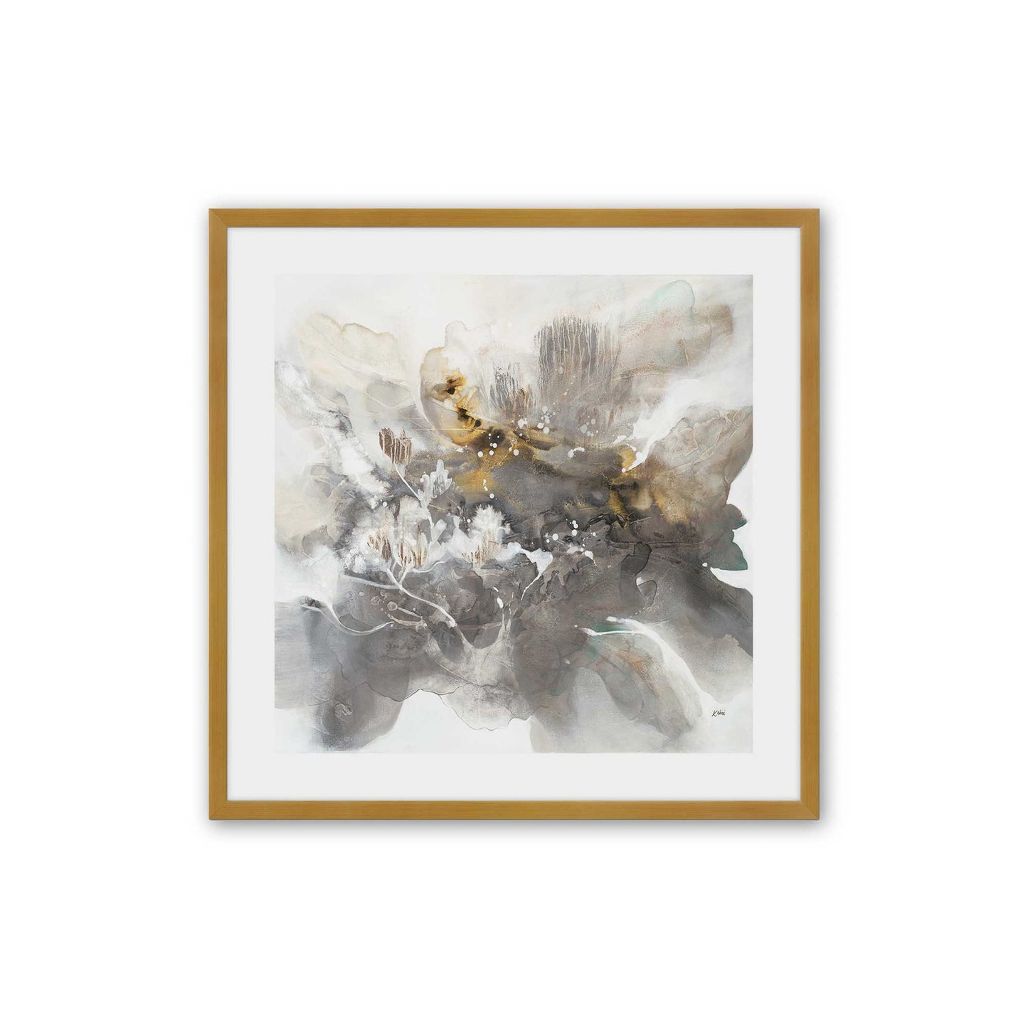 [Color:Polished Gold], Picture of art in a Polished Gold frame