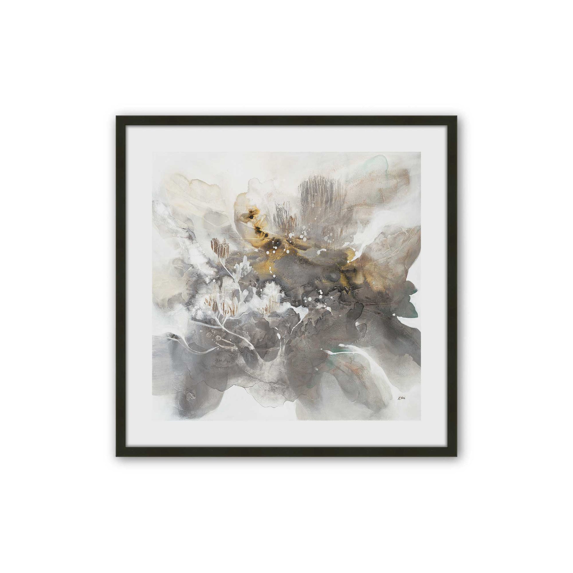 [Color:Satin Black], Picture of art in a Satin Black frame