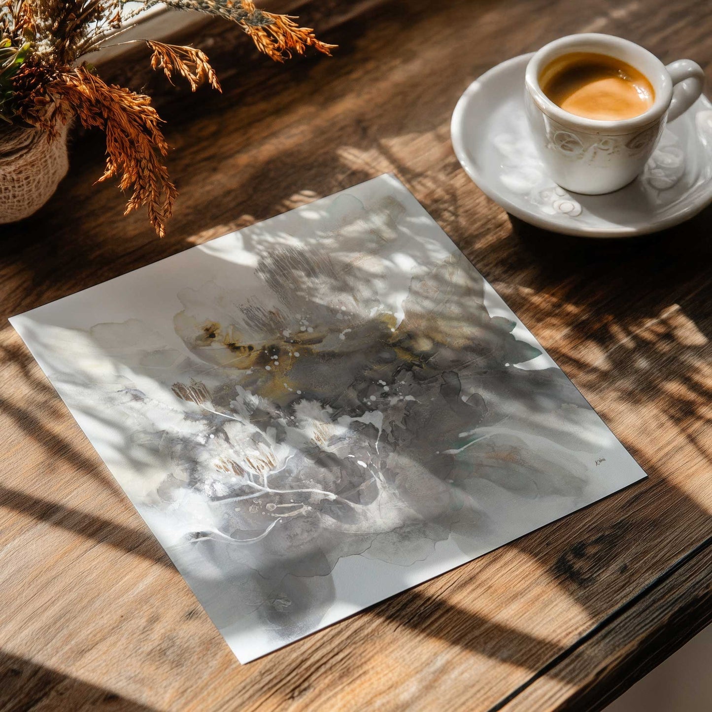 [Color:Rolled Print], Picture of close up of art