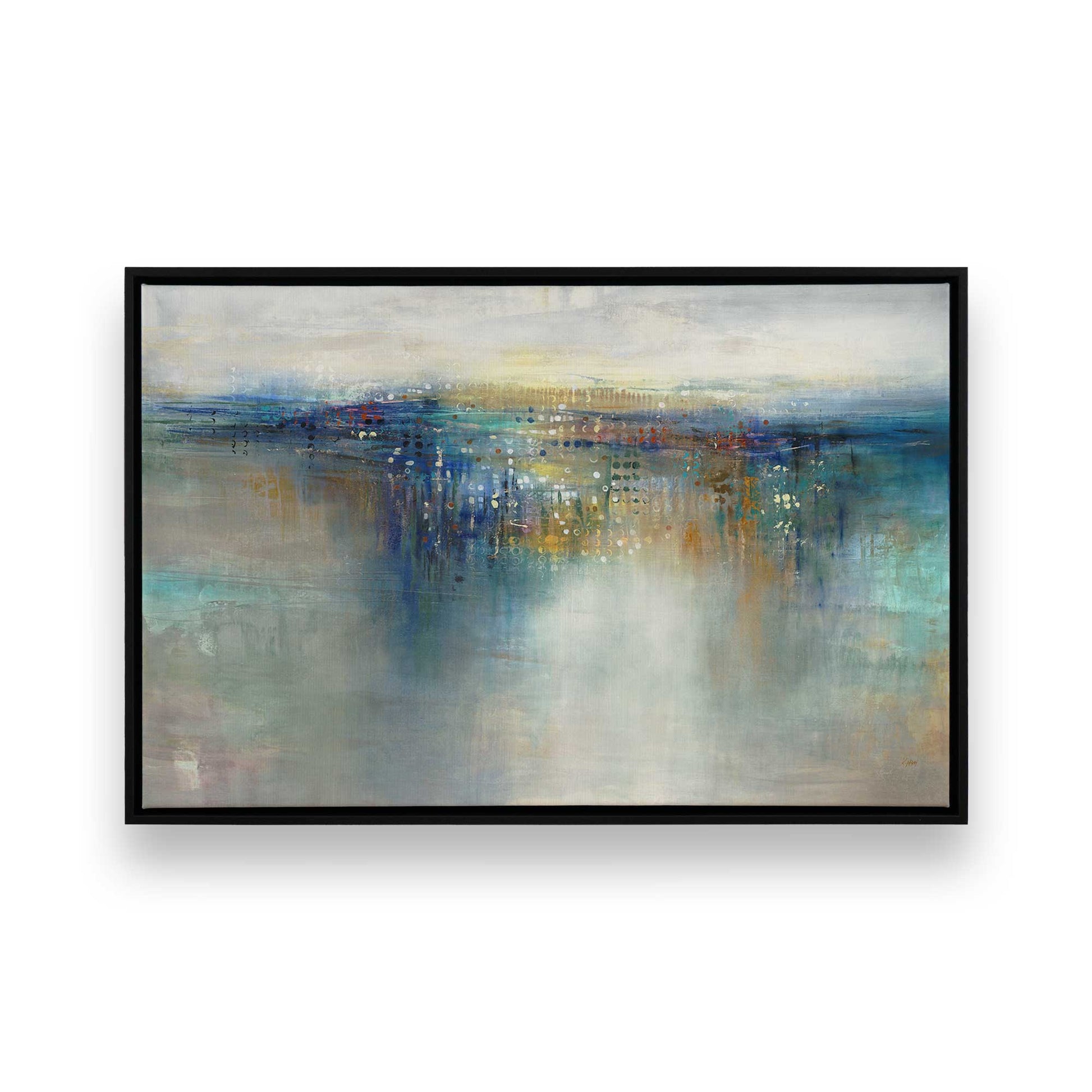 [Color:Satin Black], Picture of art in a Satin Black frame
