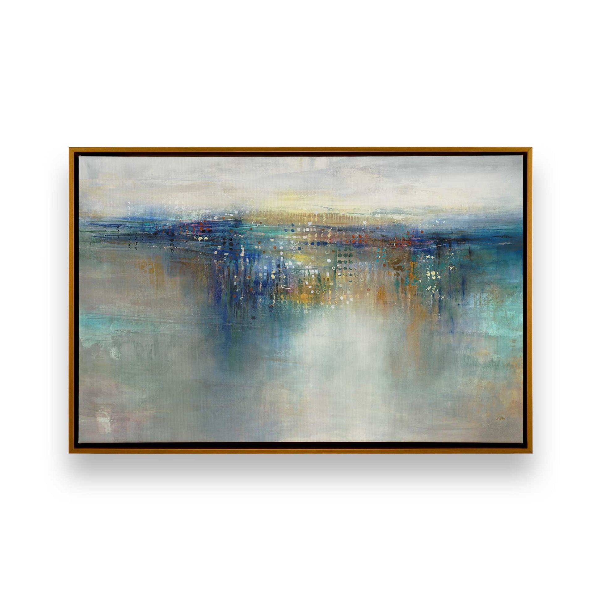 [Color:Polished Gold], Picture of art in a Polished Gold frame