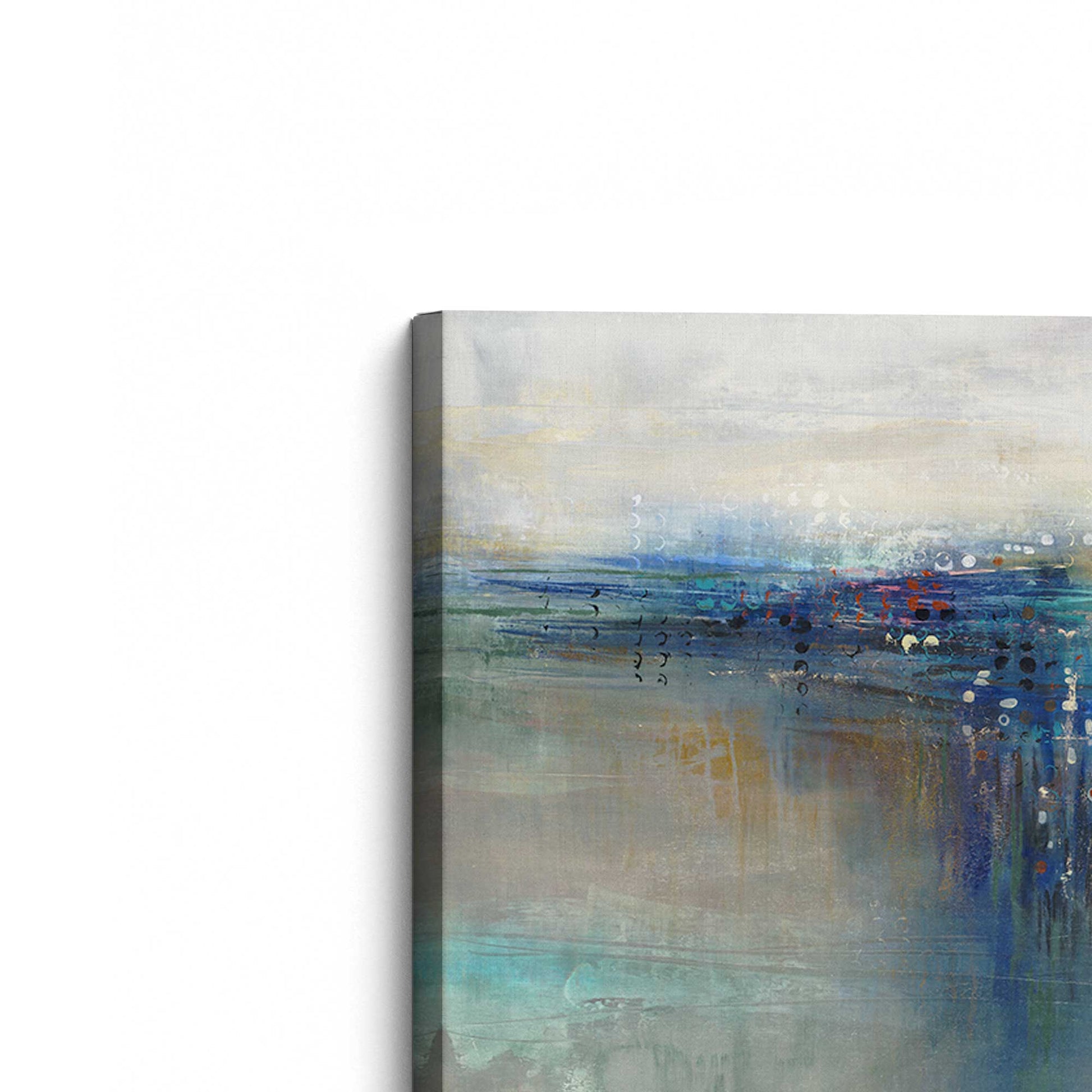 [Color:Stretched Canvas], Picture of the corner of the art