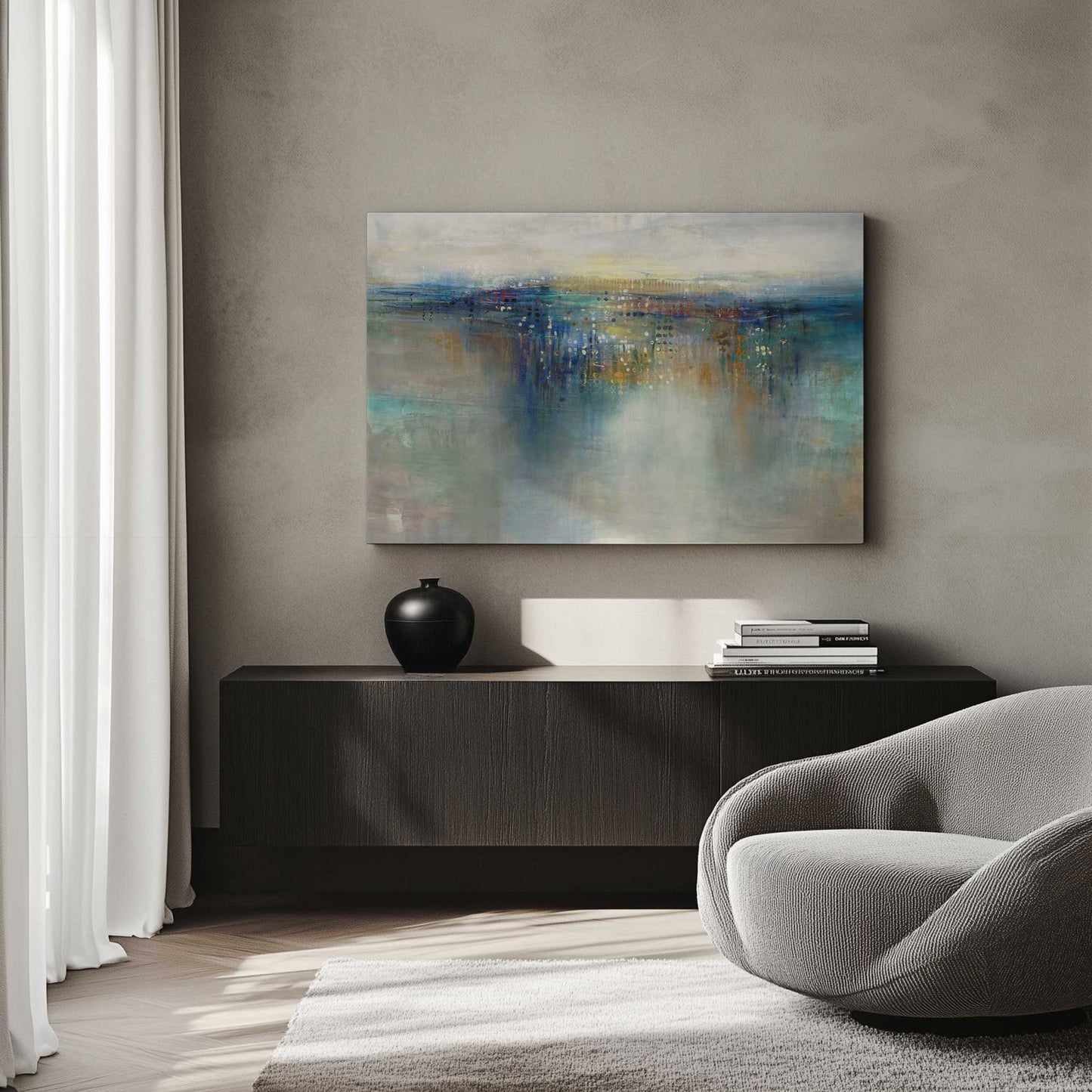 Picture of art in a room