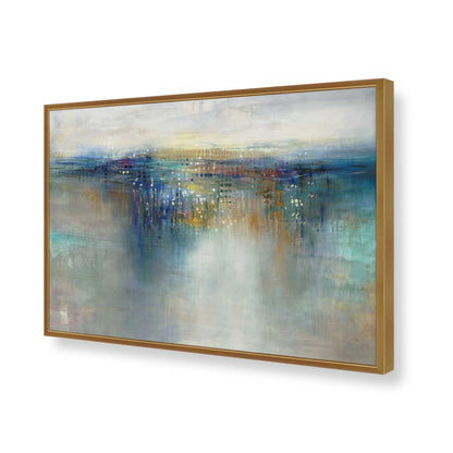 [Color:Polished Gold], Picture of art in a Polished Gold frame of the corner