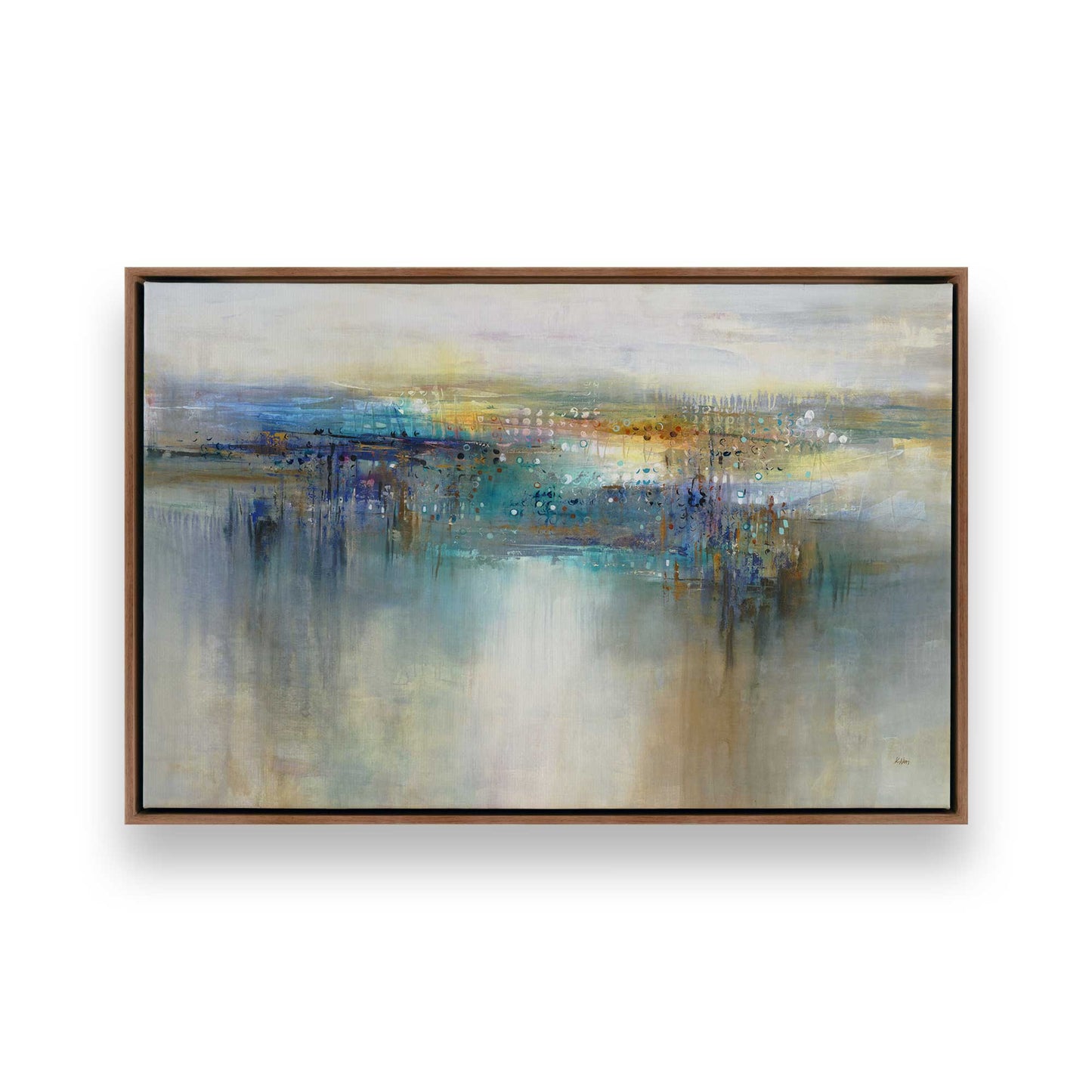 [Color:Walnut], Picture of art in a Walnut frame