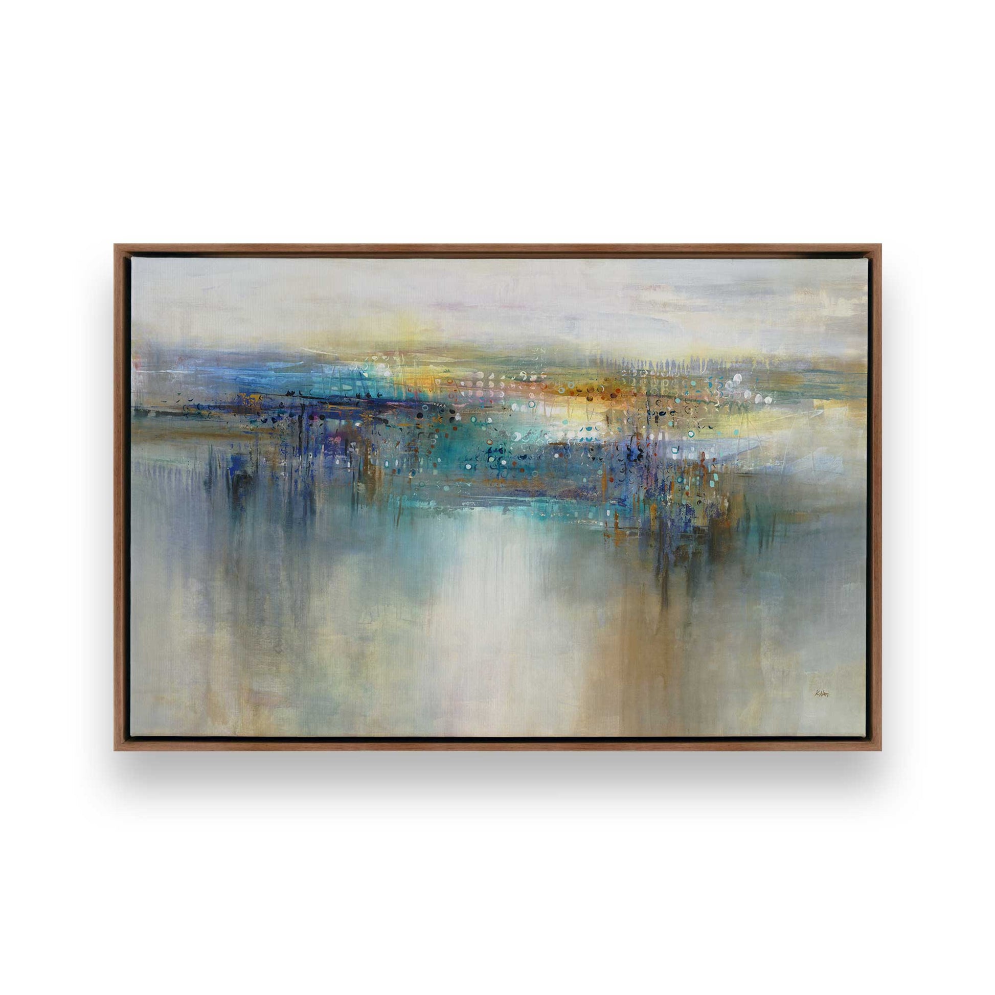 [Color:Walnut], Picture of art in a Walnut frame