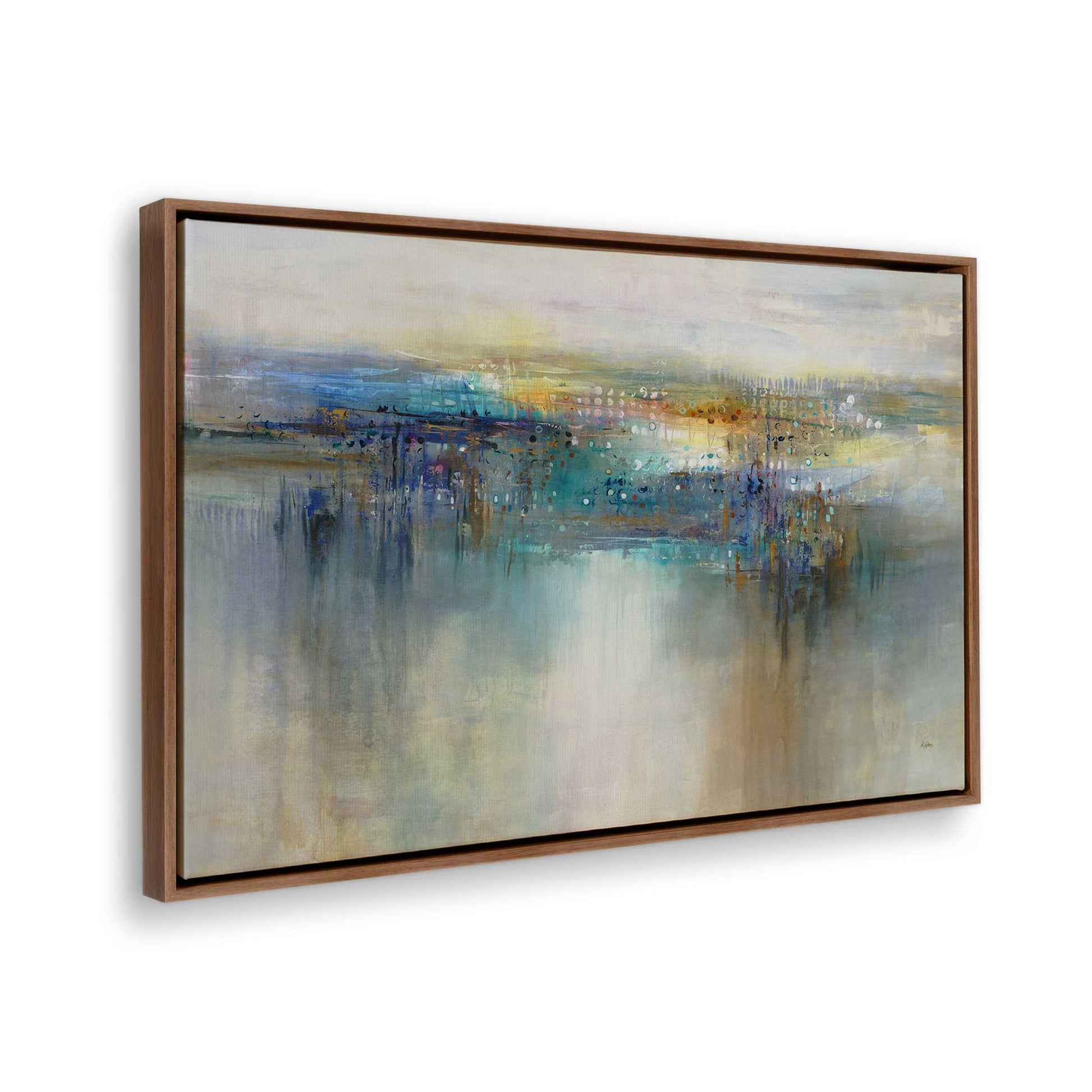 [Color:Walnut], Picture of the corner of the art