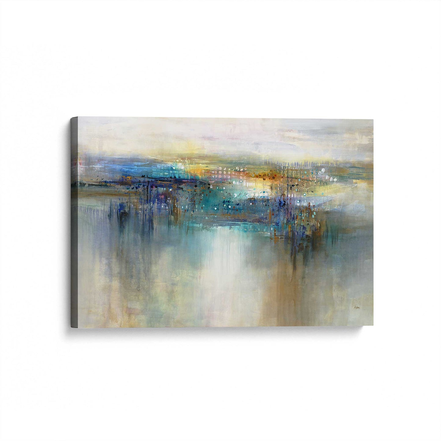[Color:Stretched Canvas], Picture of art at an angle