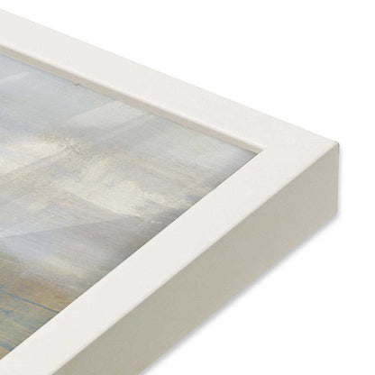 [Color:Opaque White], Picture of art in a Opaque White frame at an angle