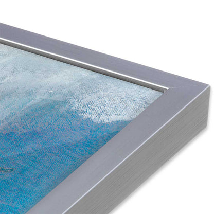 [Color:Polished Chrome], Picture of art in a Polished Chrome frame at an angle
