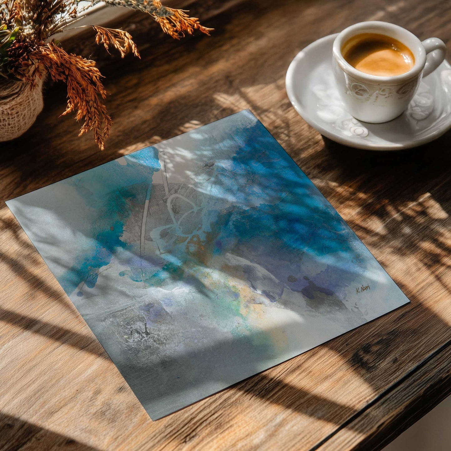 [Color:Rolled Print], Picture of close up of art