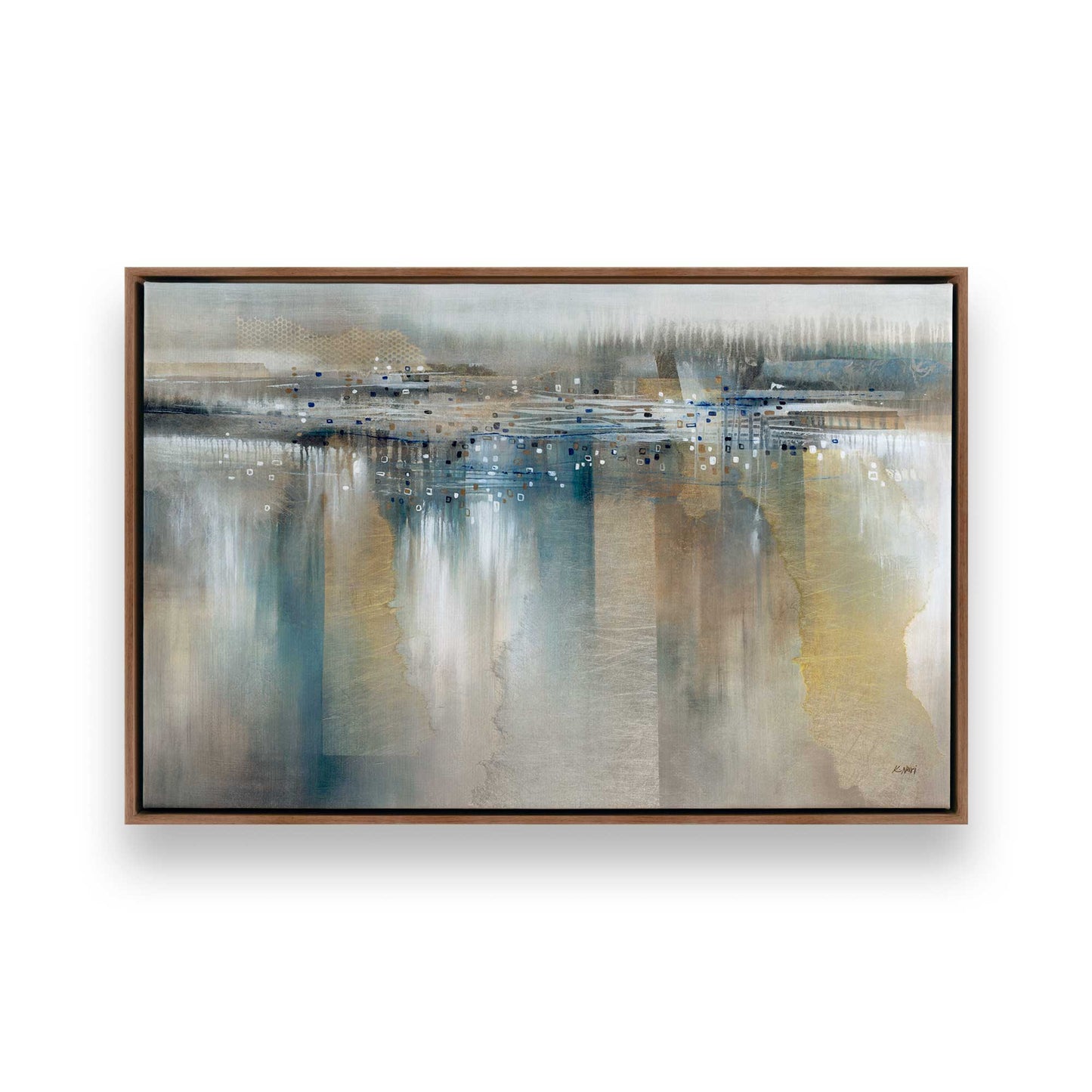 [Color:Walnut], Picture of art in a Walnut frame