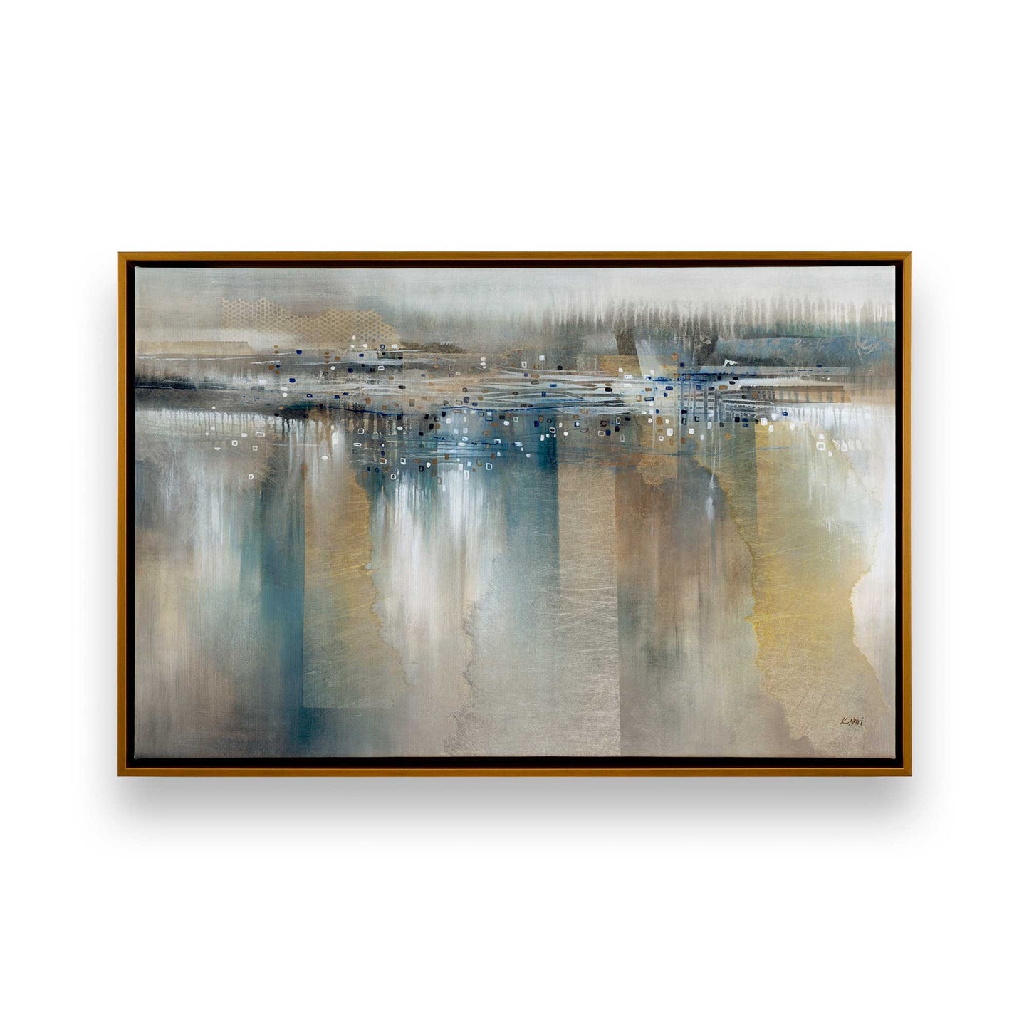 [Color:Polished Gold], Picture of art in a Polished Gold frame