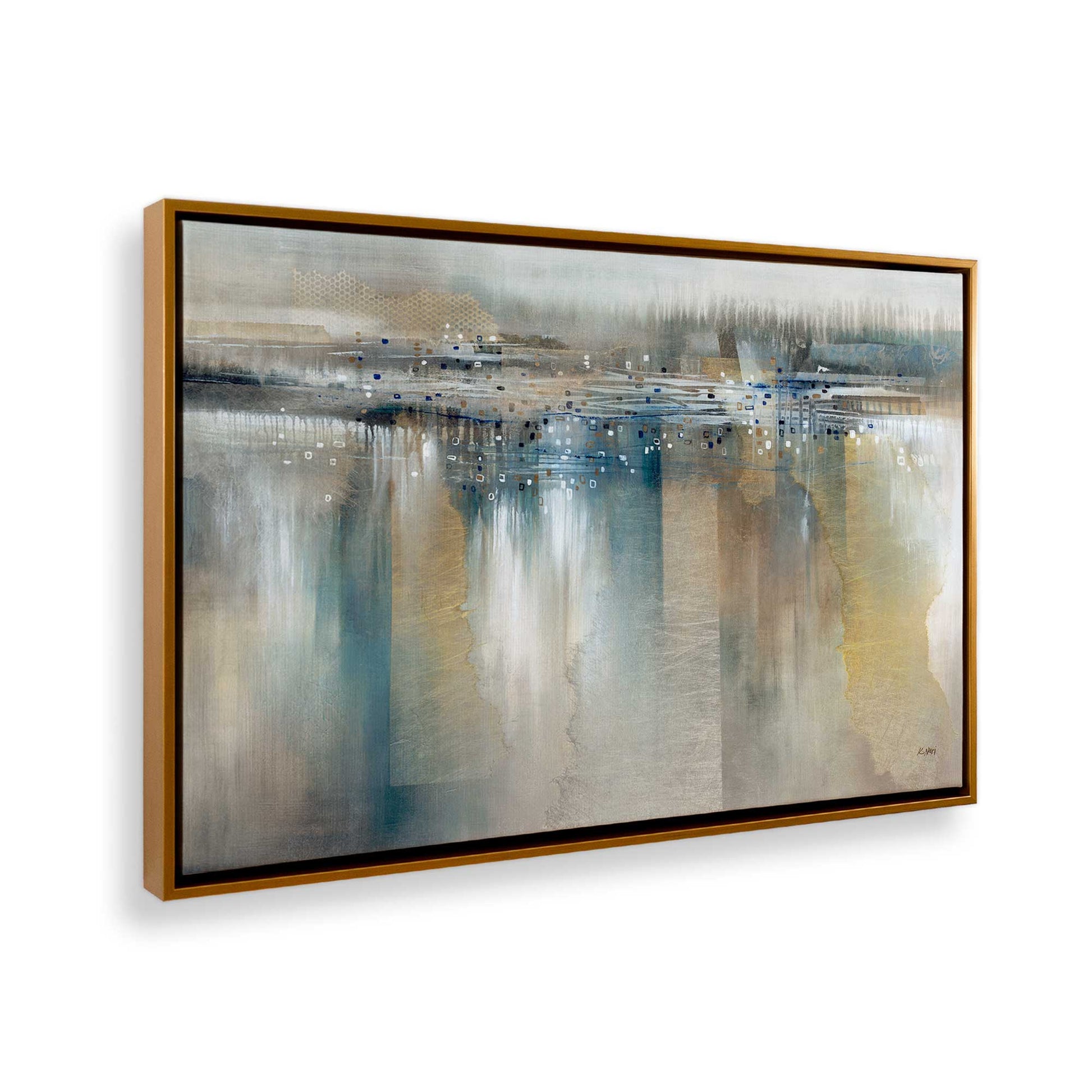 [Color:Polished Gold], Picture of the corner of the art