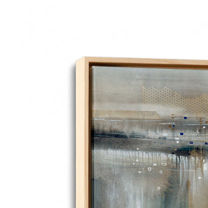 [Color:American Maple], Picture of art in a American Maple frame at an angle