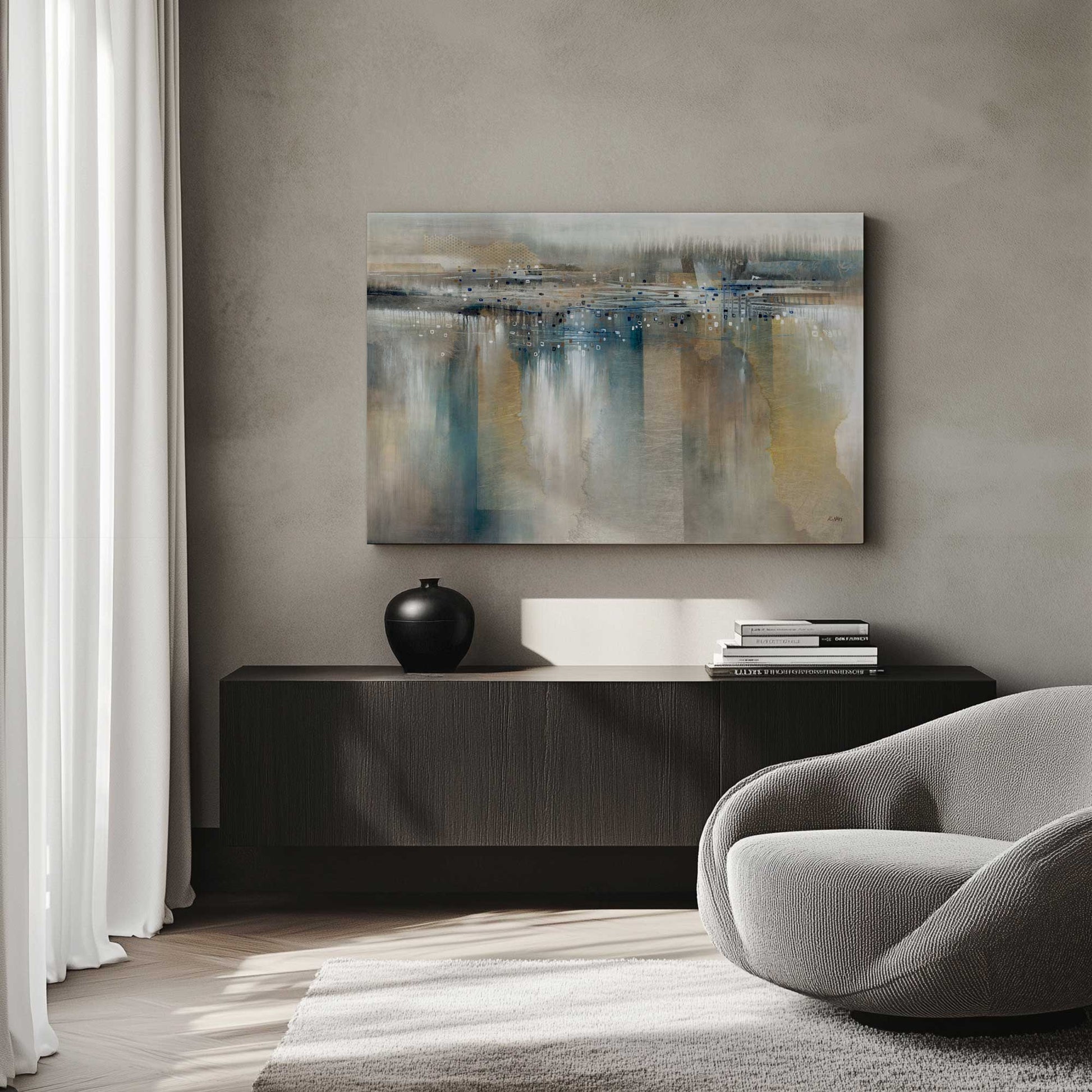 Picture of art in a room