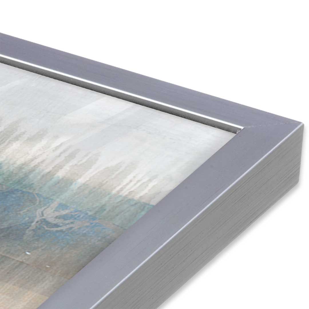 [Color:Polished Chrome], Picture of art in a Polished Chrome frame at an angle