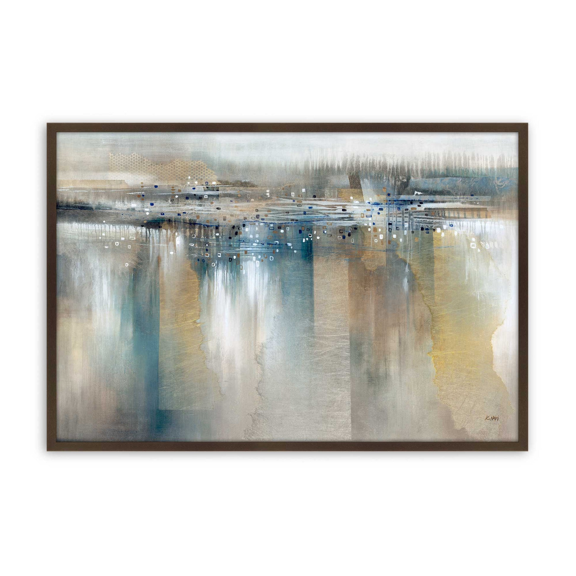 [Color:Brown], Picture of art in a Brown frame