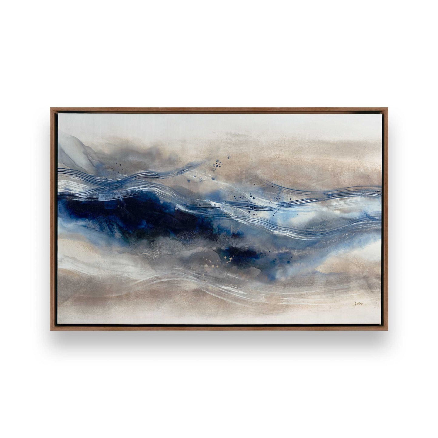 [Color:Walnut], Picture of art in a Walnut frame