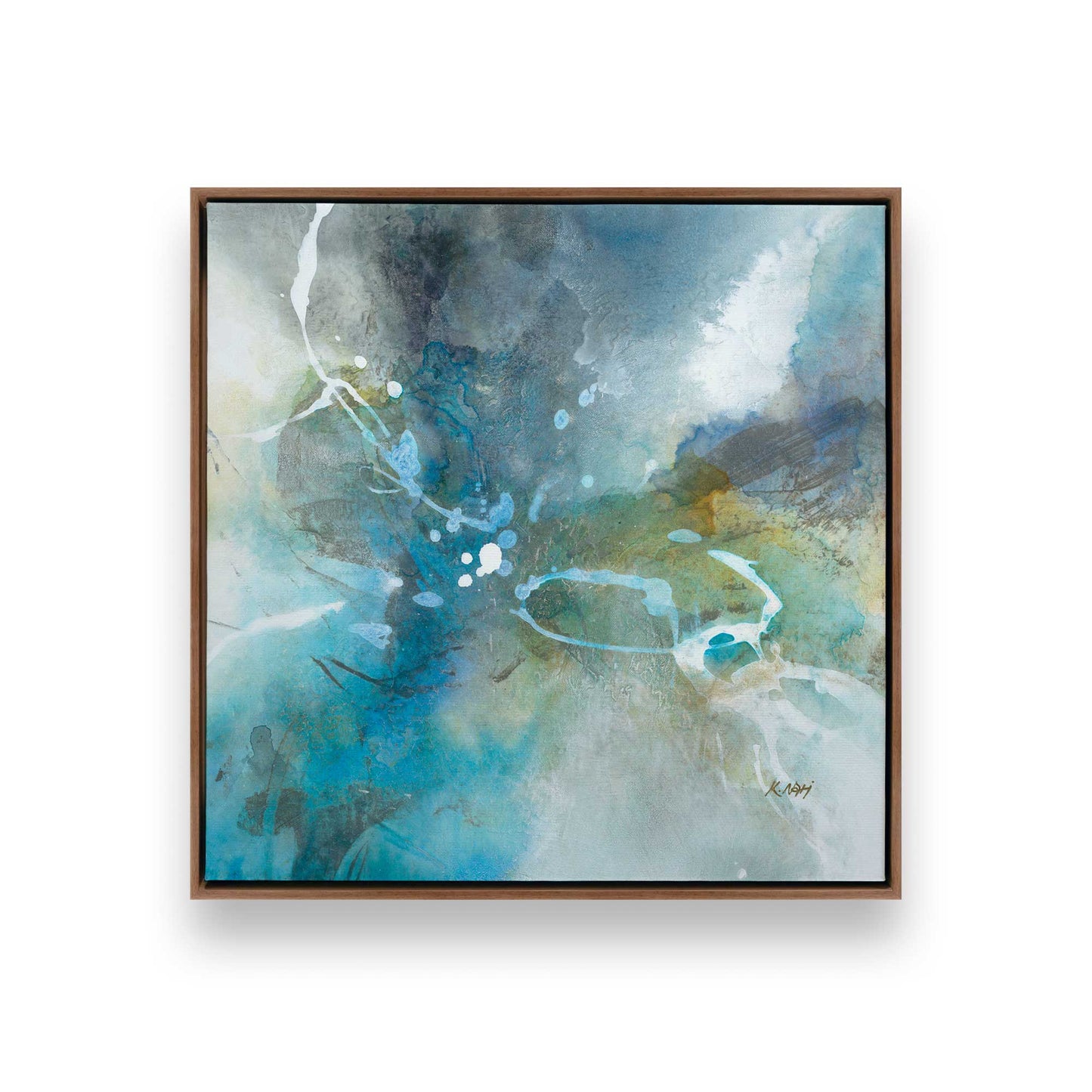 [Color:Walnut], Picture of art in a Walnut frame