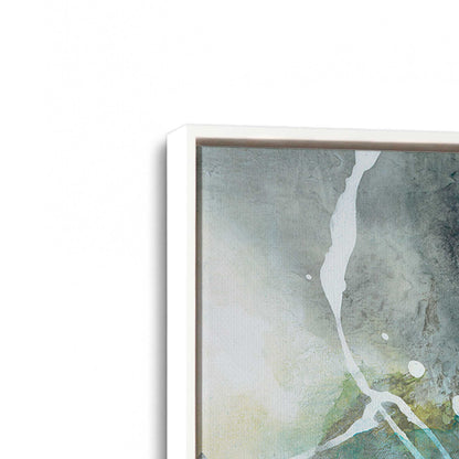[Color:Opaque White], Picture of art in a White frame at an angle