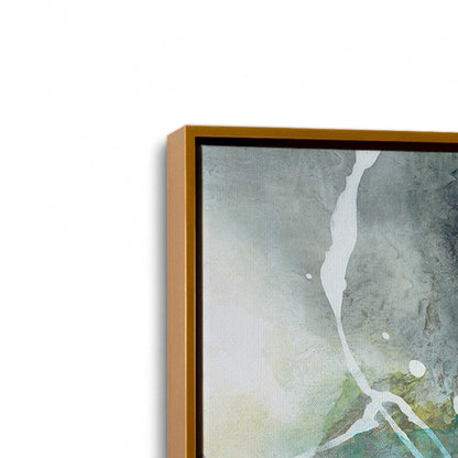 [Color:Polished Gold], Picture of art in a Polished Gold frame at an angle