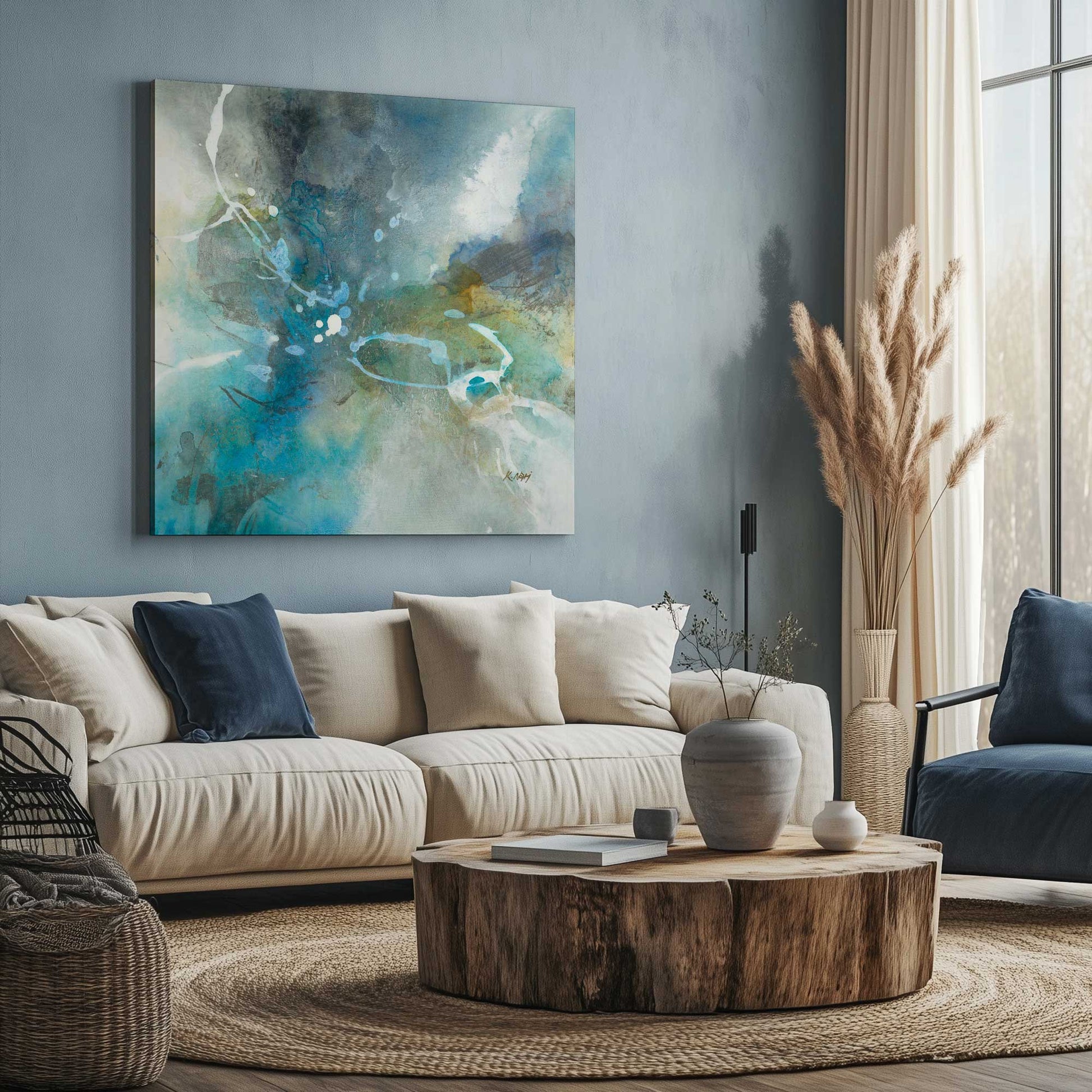 Picture of art in a room