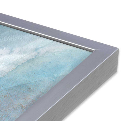 [Color:Polished Chrome], Picture of art in a Polished Chrome frame at an angle