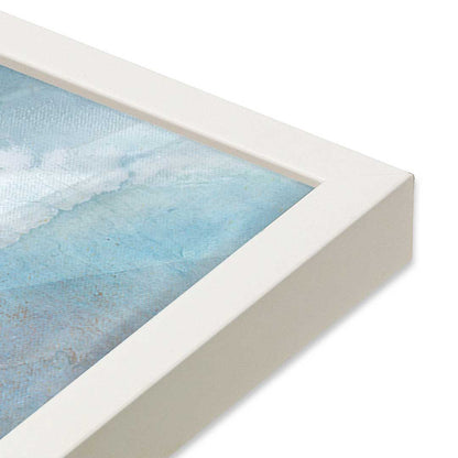 [Color:Opaque White], Picture of art in a Opaque White frame at an angle
