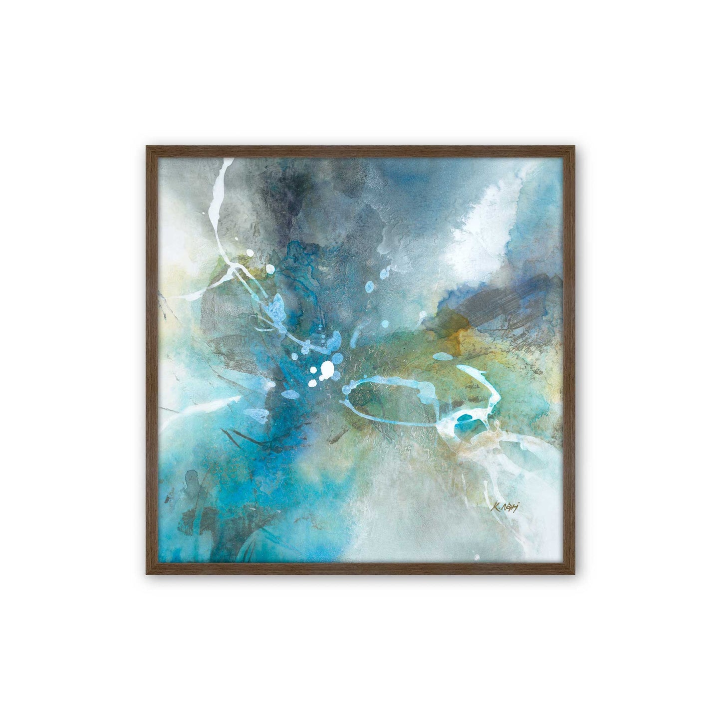 [Color:Walnut], Picture of art in a Walnut frame