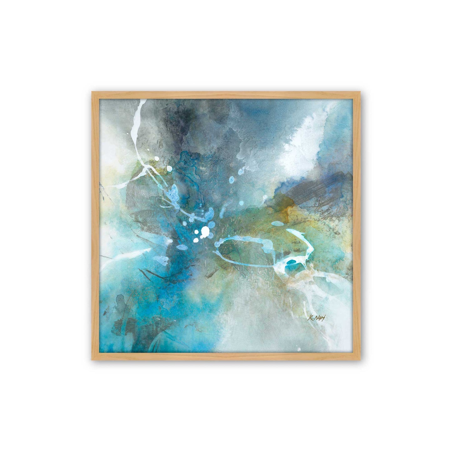 [Color:American Maple], Picture of art in a American Maple frame
