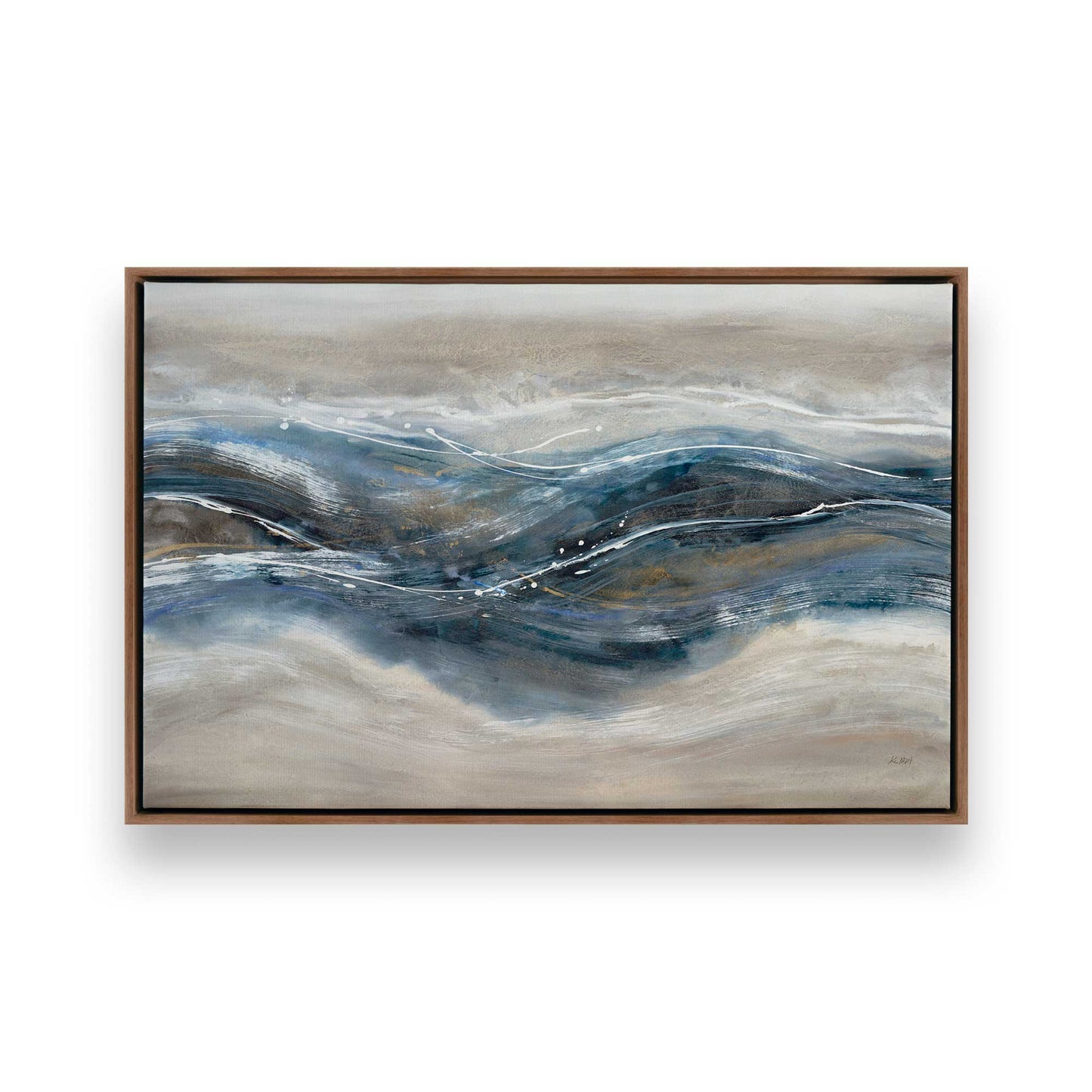 [Color:Walnut], Picture of art in a Walnut frame