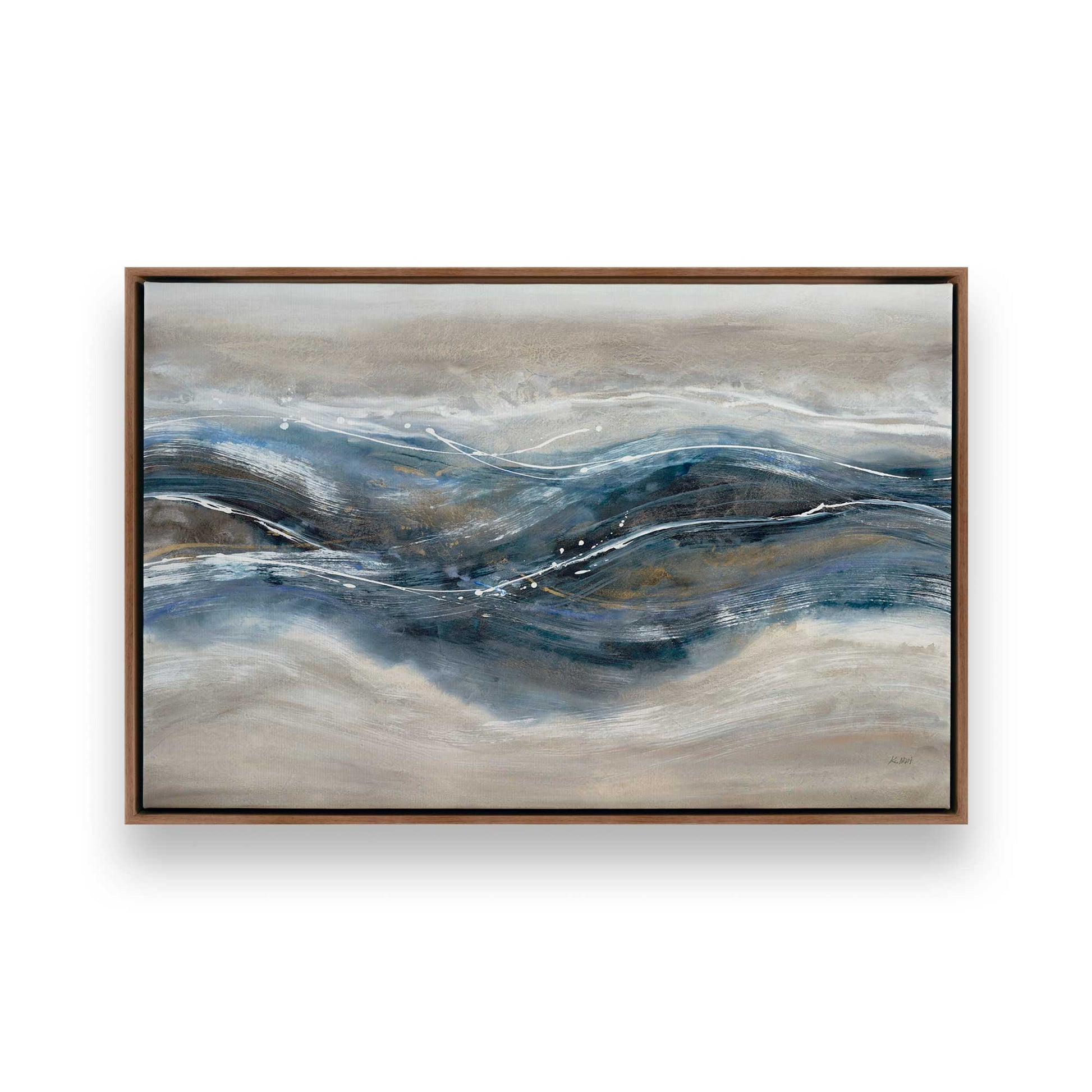 [Color:Walnut], Picture of art in a Walnut frame