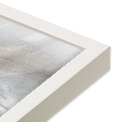 [Color:Opaque White], Picture of art in a Opaque White frame at an angle