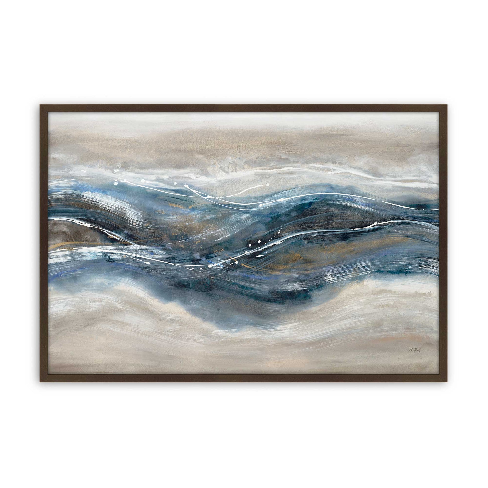 [Color:Belvinder Brown], Picture of art in a Belvinder Brown frame