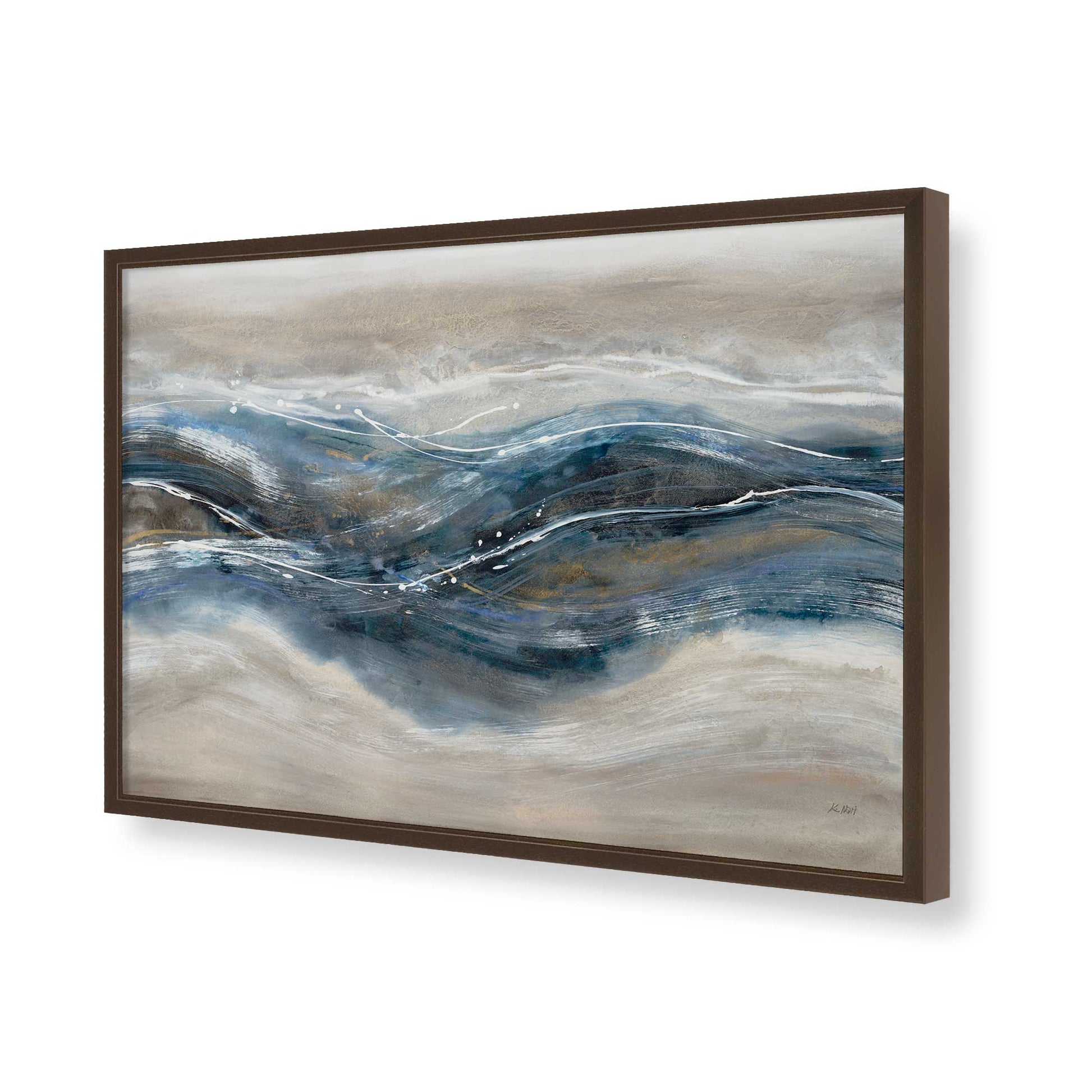 [Color:Belvinder Brown], Picture of art in a Belvinder Brown frame of the corner