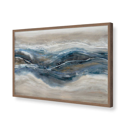 [Color:Walnut], Picture of art in a Walnut frame of the corner