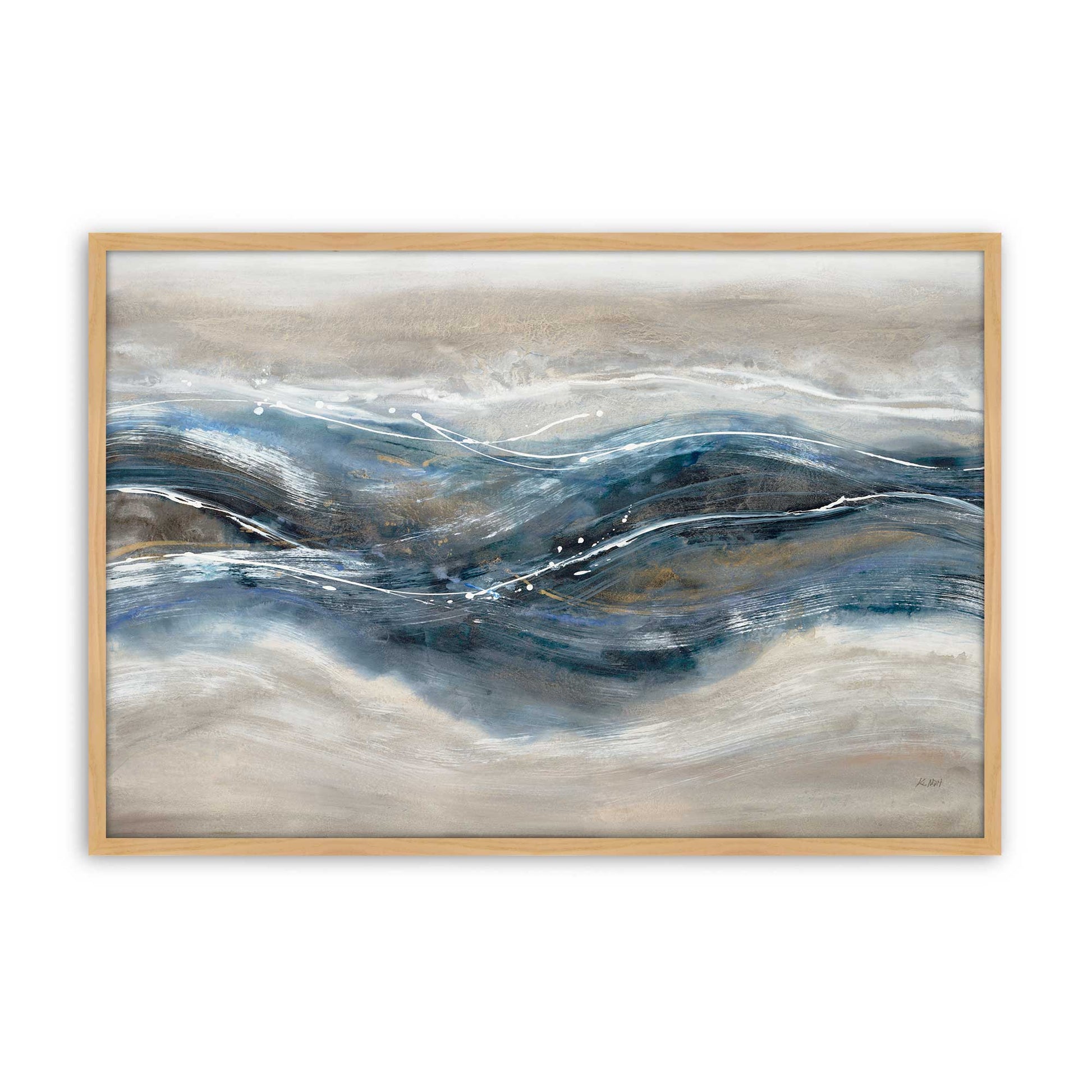 [Color:American Maple], Picture of art in a American Maple frame