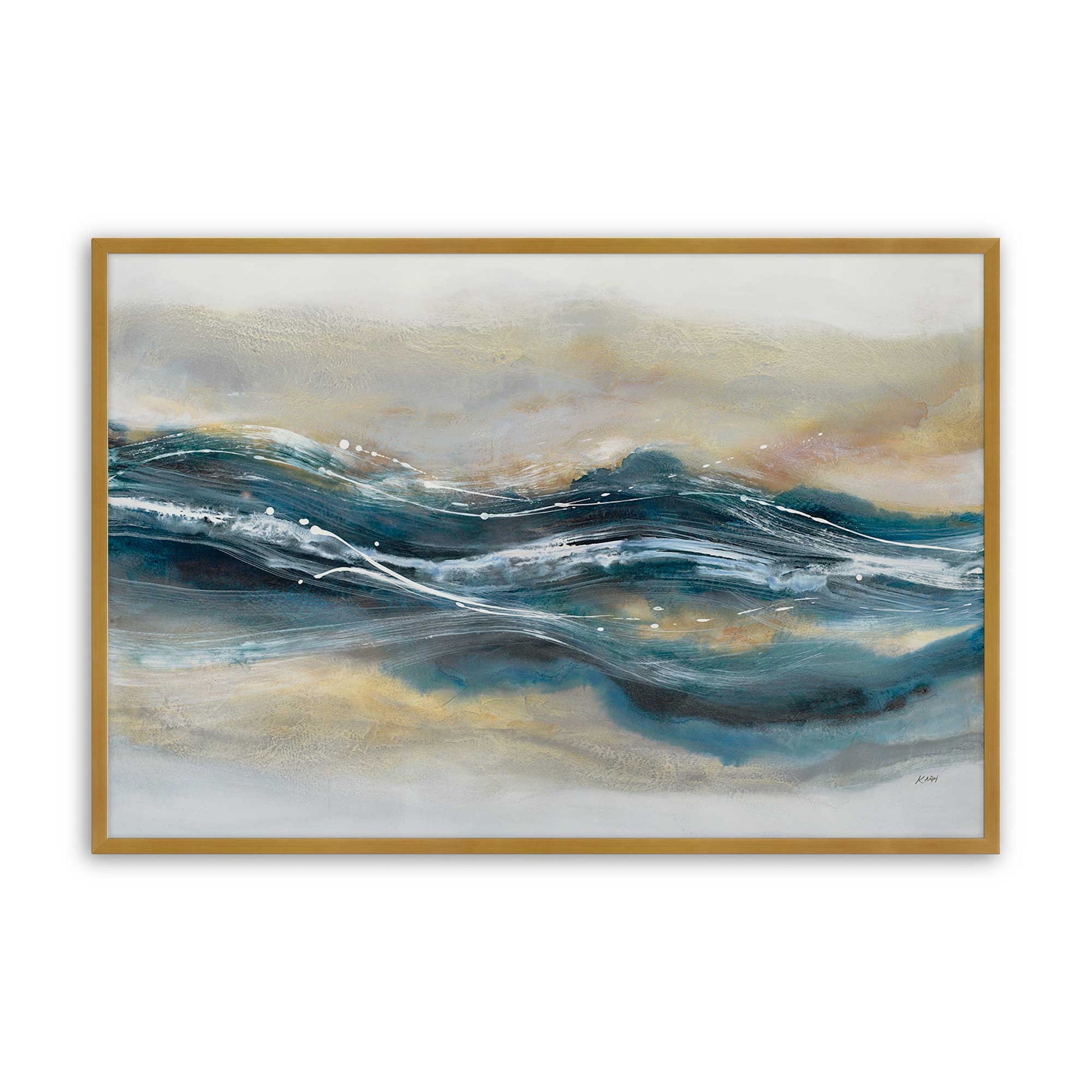 [Color:Polished Gold], Picture of art in a Polished Gold frame