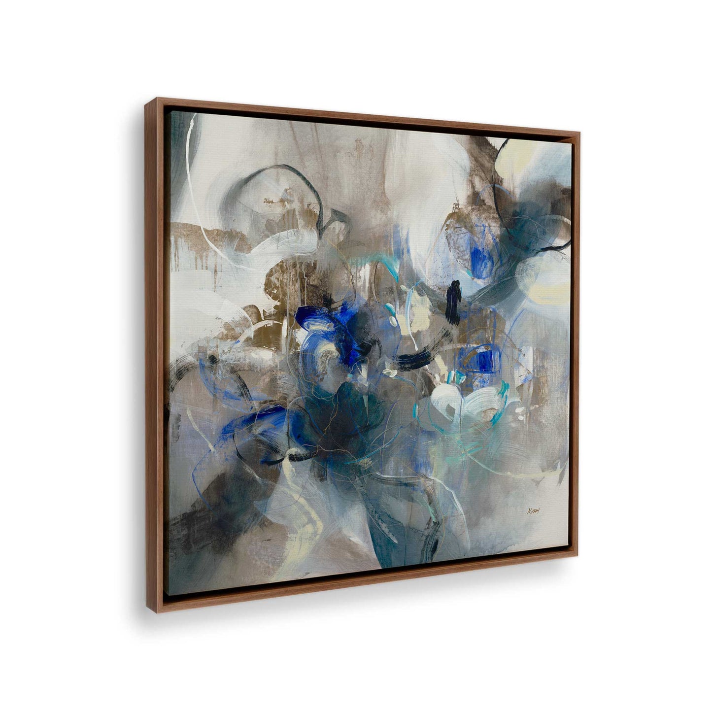 [Color:Walnut], Picture of the corner of the art